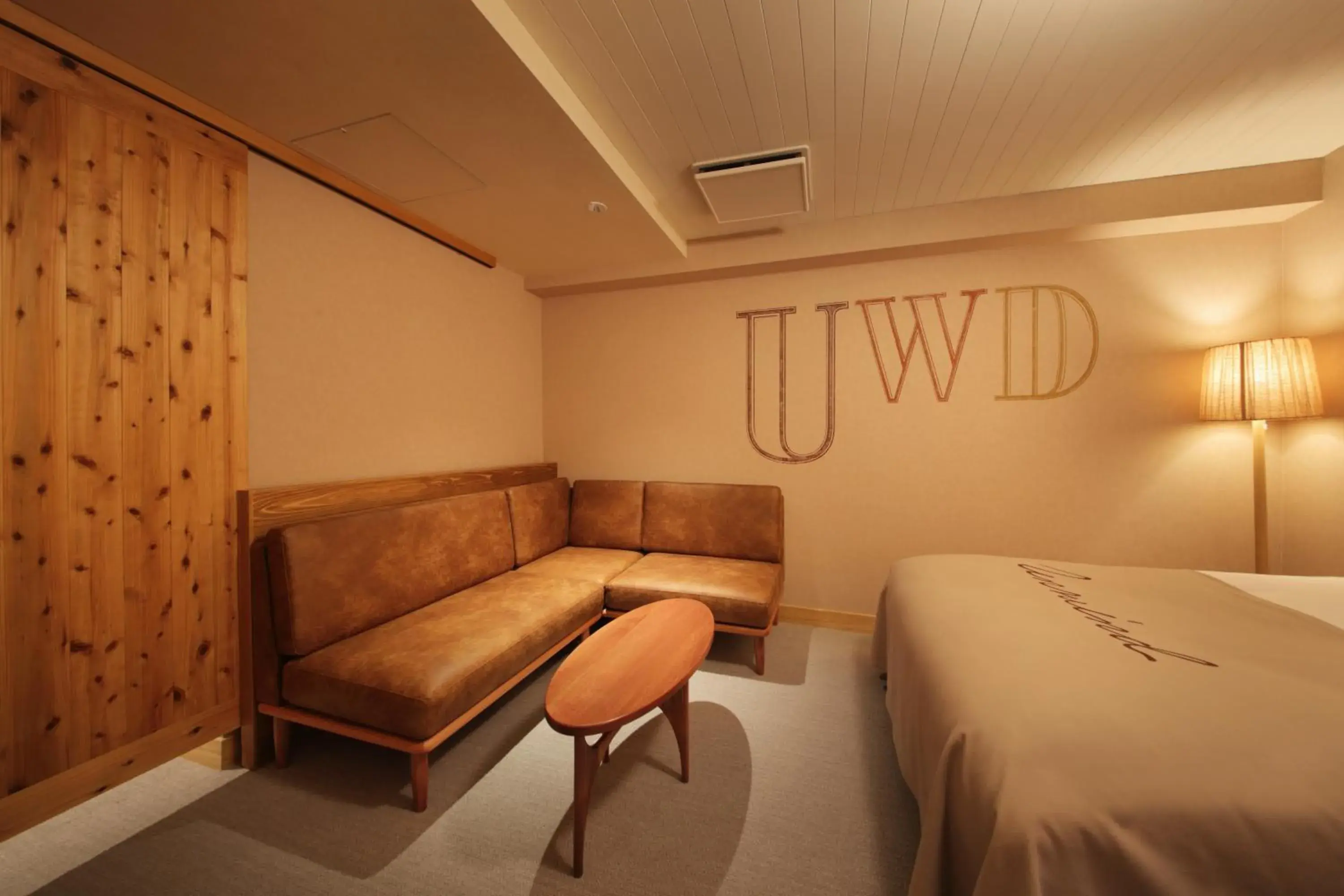 Seating area, Bed in UNWIND HOTEL & BAR Sapporo Seating area, Bed in UNWIND HOTEL & BAR Sapporo
