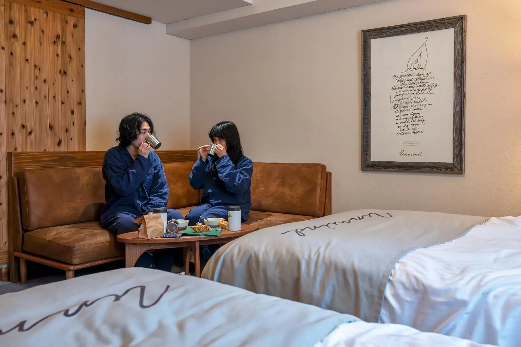 Breakfast, Bed in UNWIND HOTEL & BAR Sapporo Breakfast, Bed in UNWIND HOTEL & BAR Sapporo