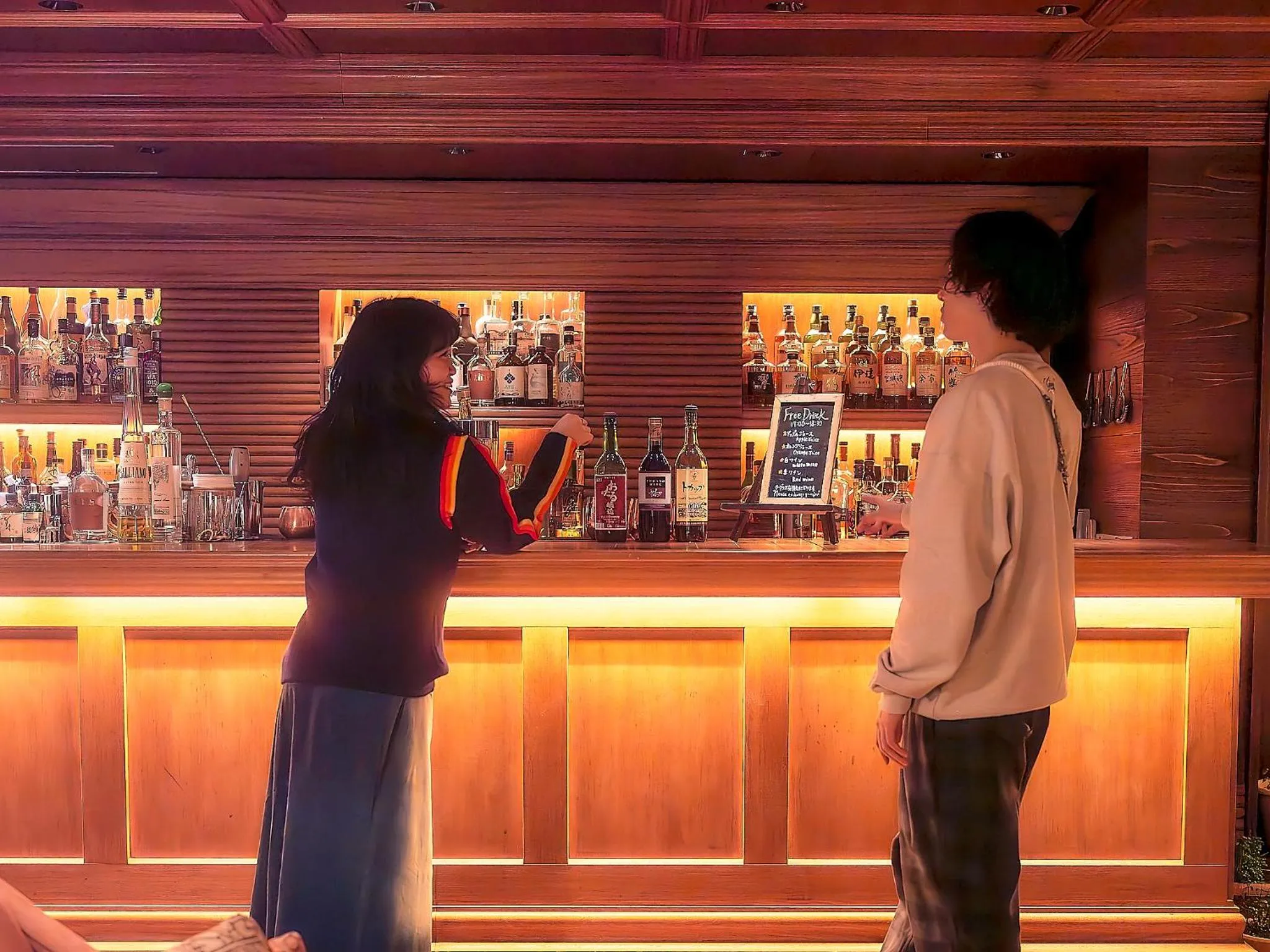 Lounge or bar in UNWIND HOTEL & BAR Sapporo