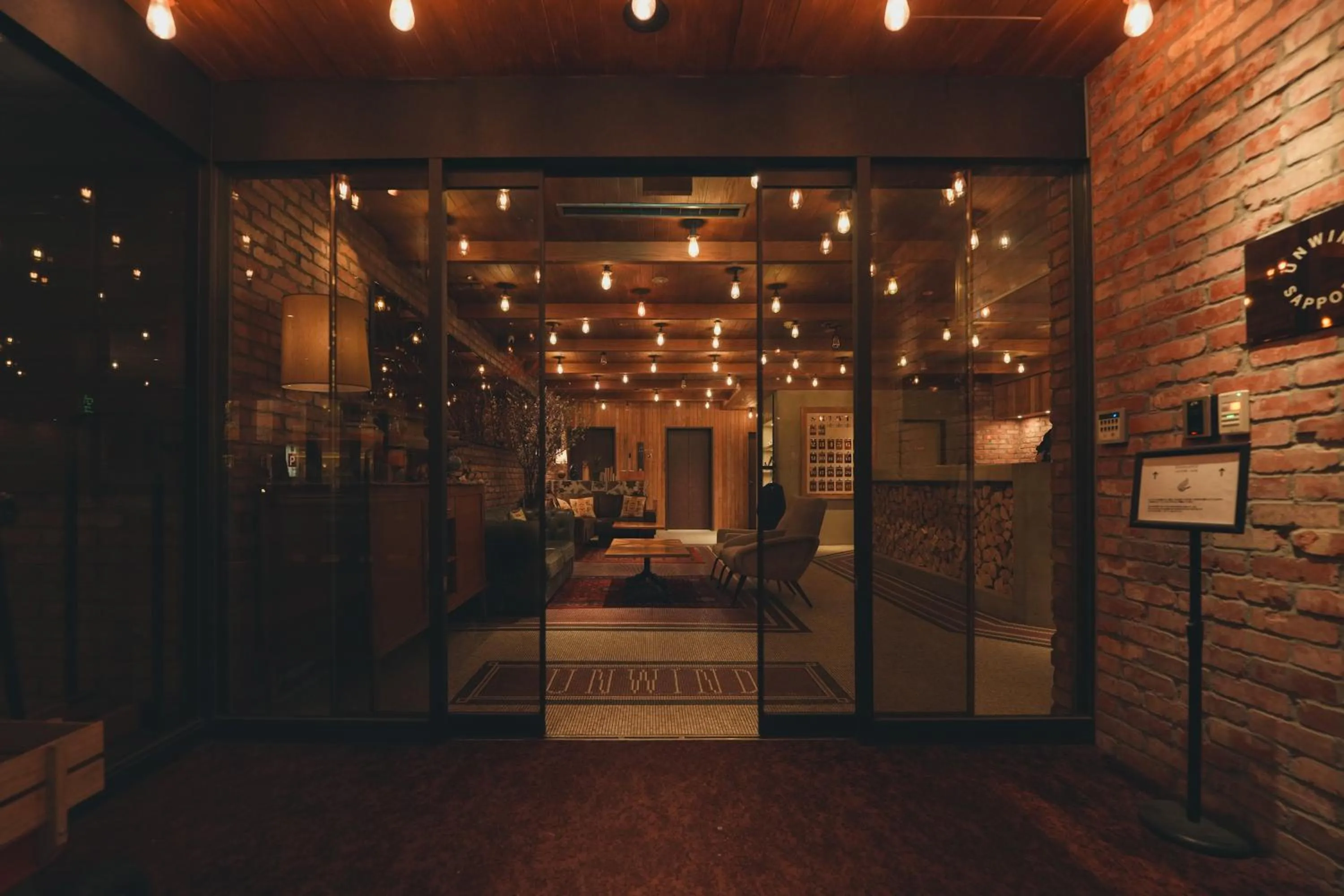 Lobby or reception in UNWIND HOTEL & BAR Sapporo