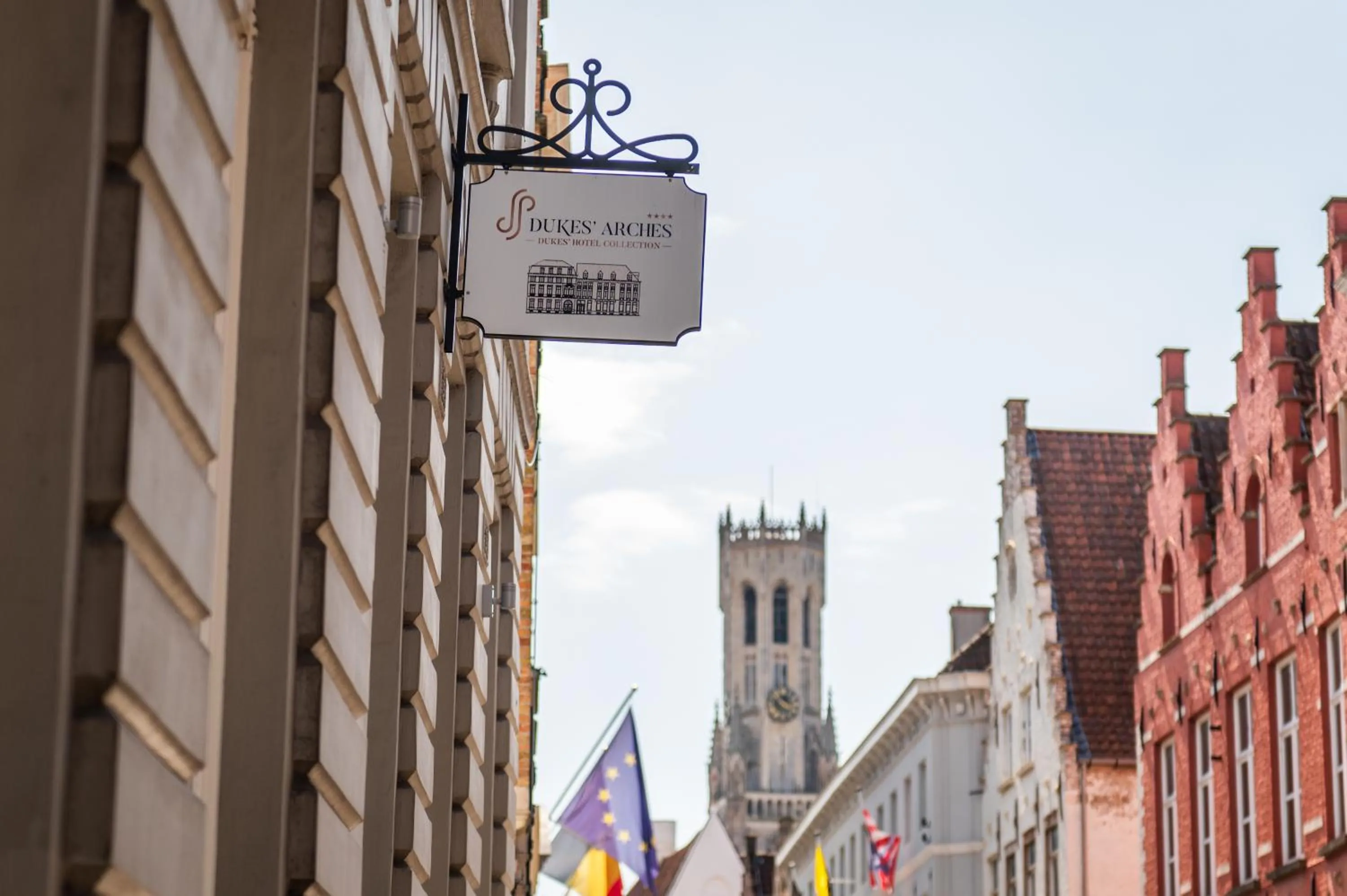 City view in Dukes' Arches Brugge - by Dukes' Hotel Collection
