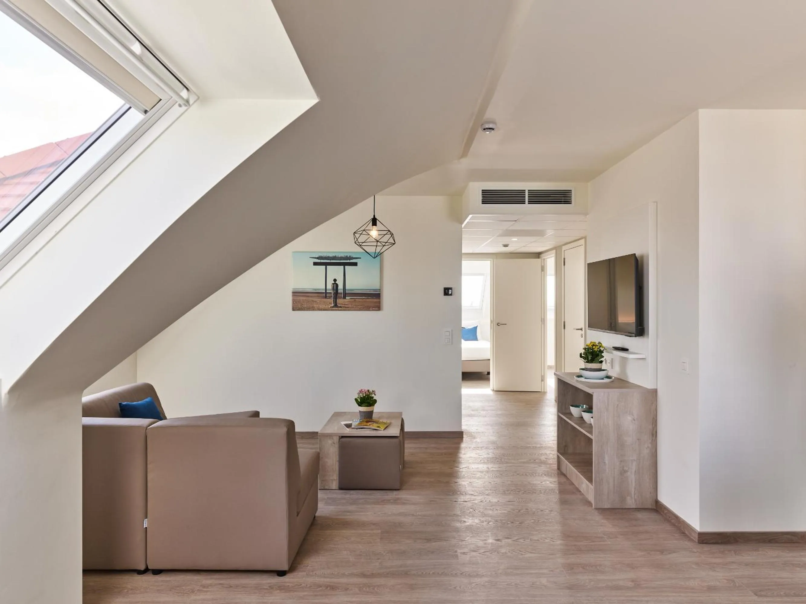 Living room in Holiday Suites Zeebrugge