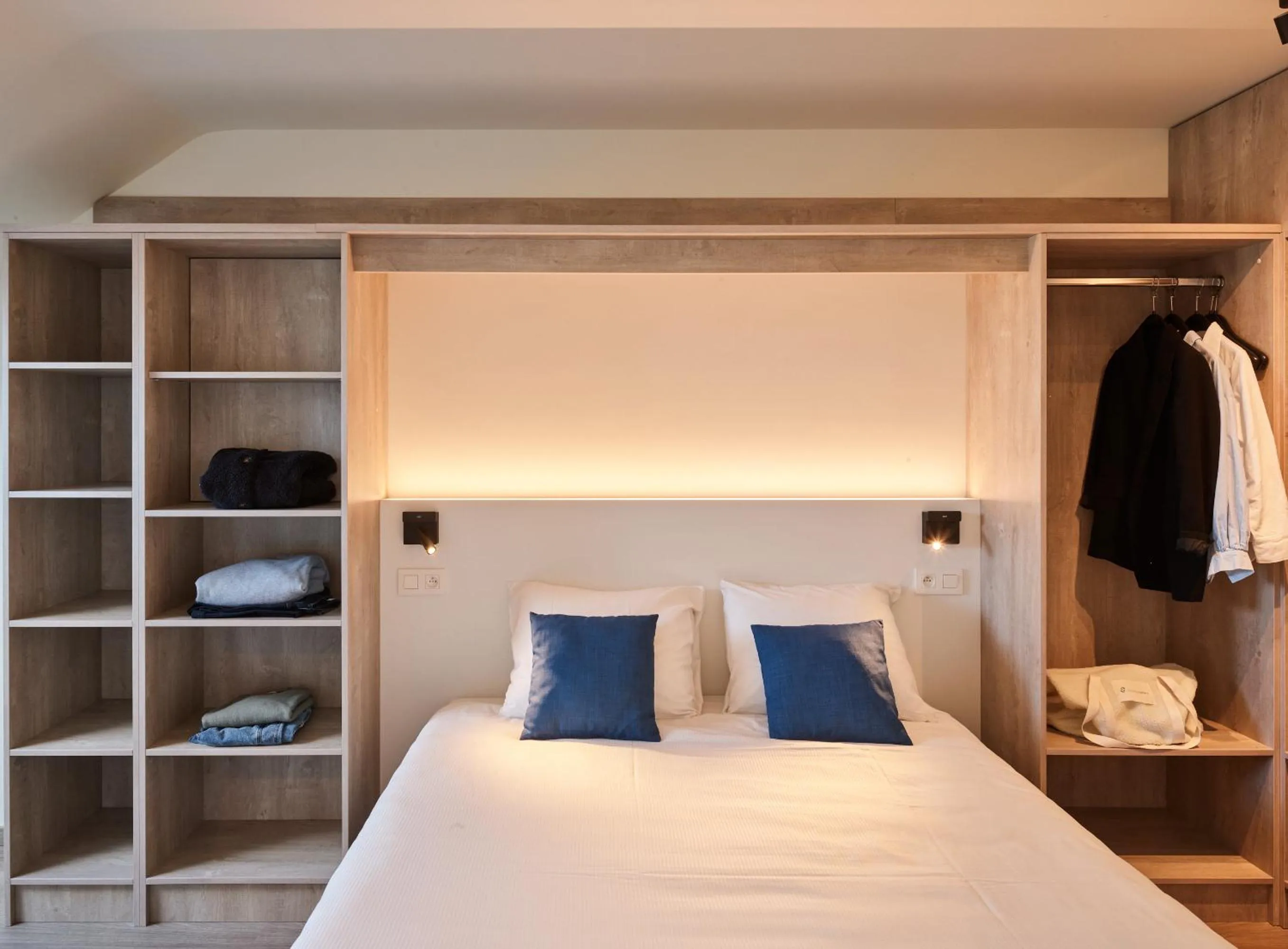 Bed in Holiday Suites Zeebrugge