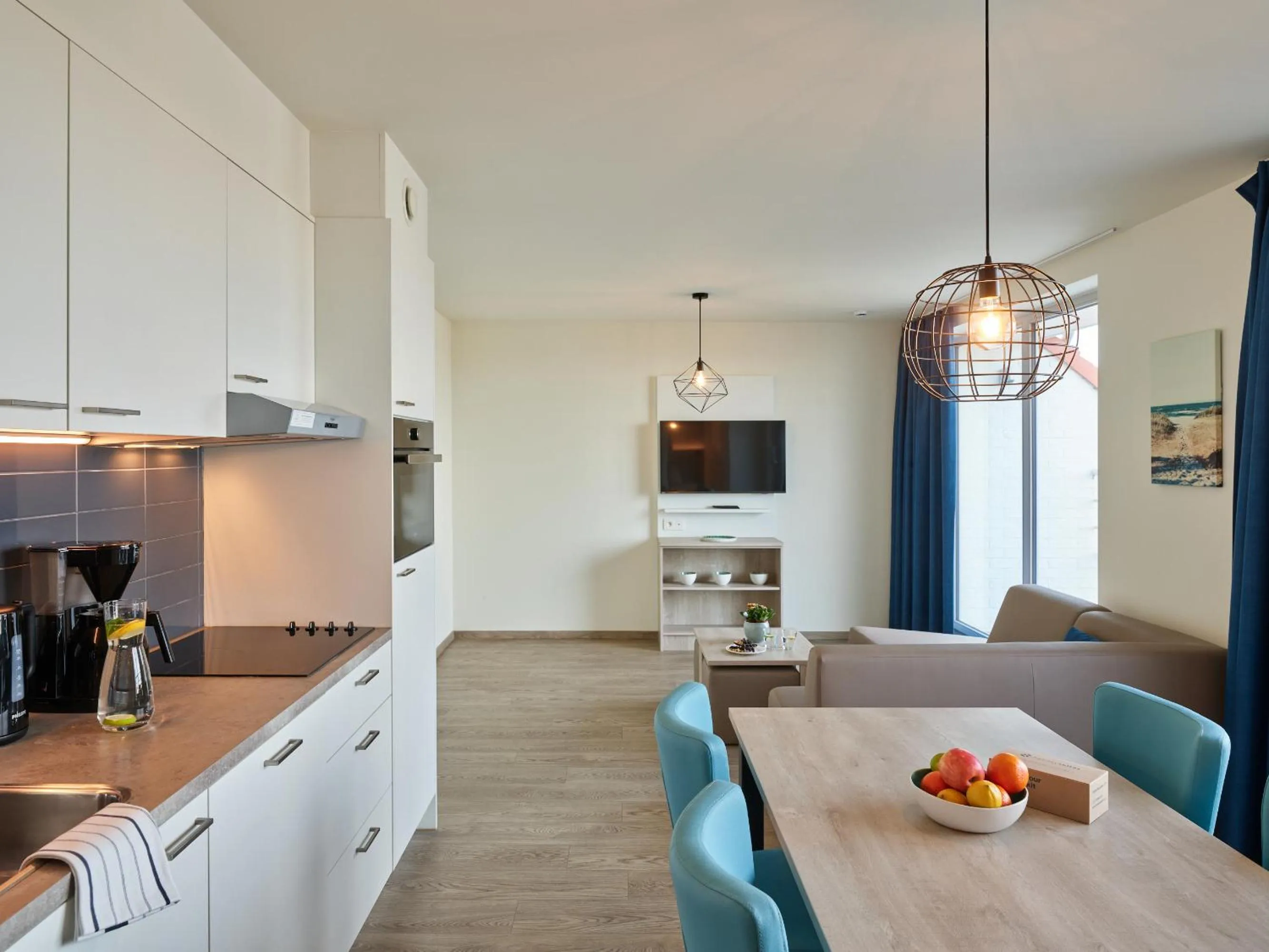 Kitchen or kitchenette in Holiday Suites Zeebrugge
