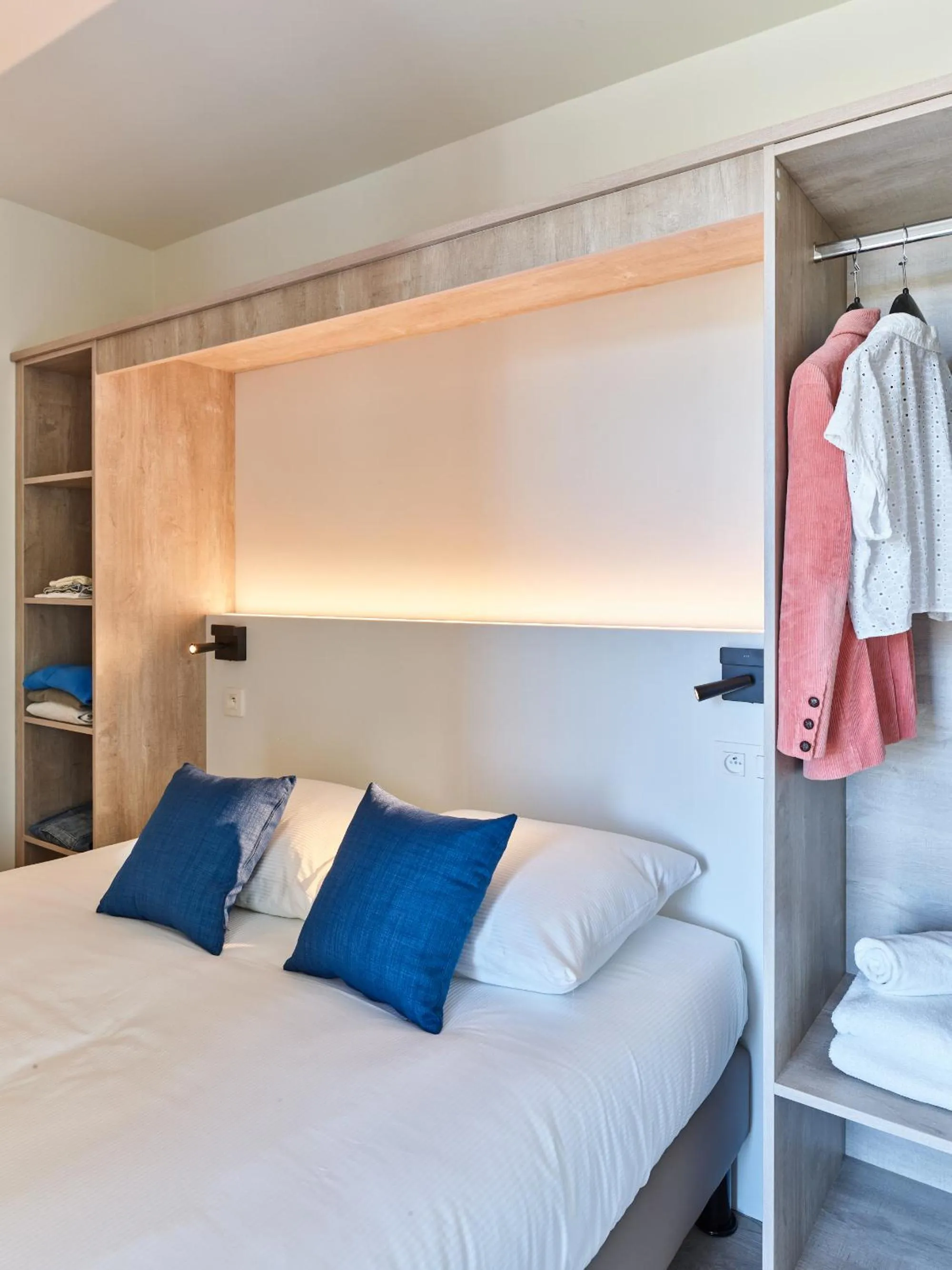 Bed in Holiday Suites Zeebrugge