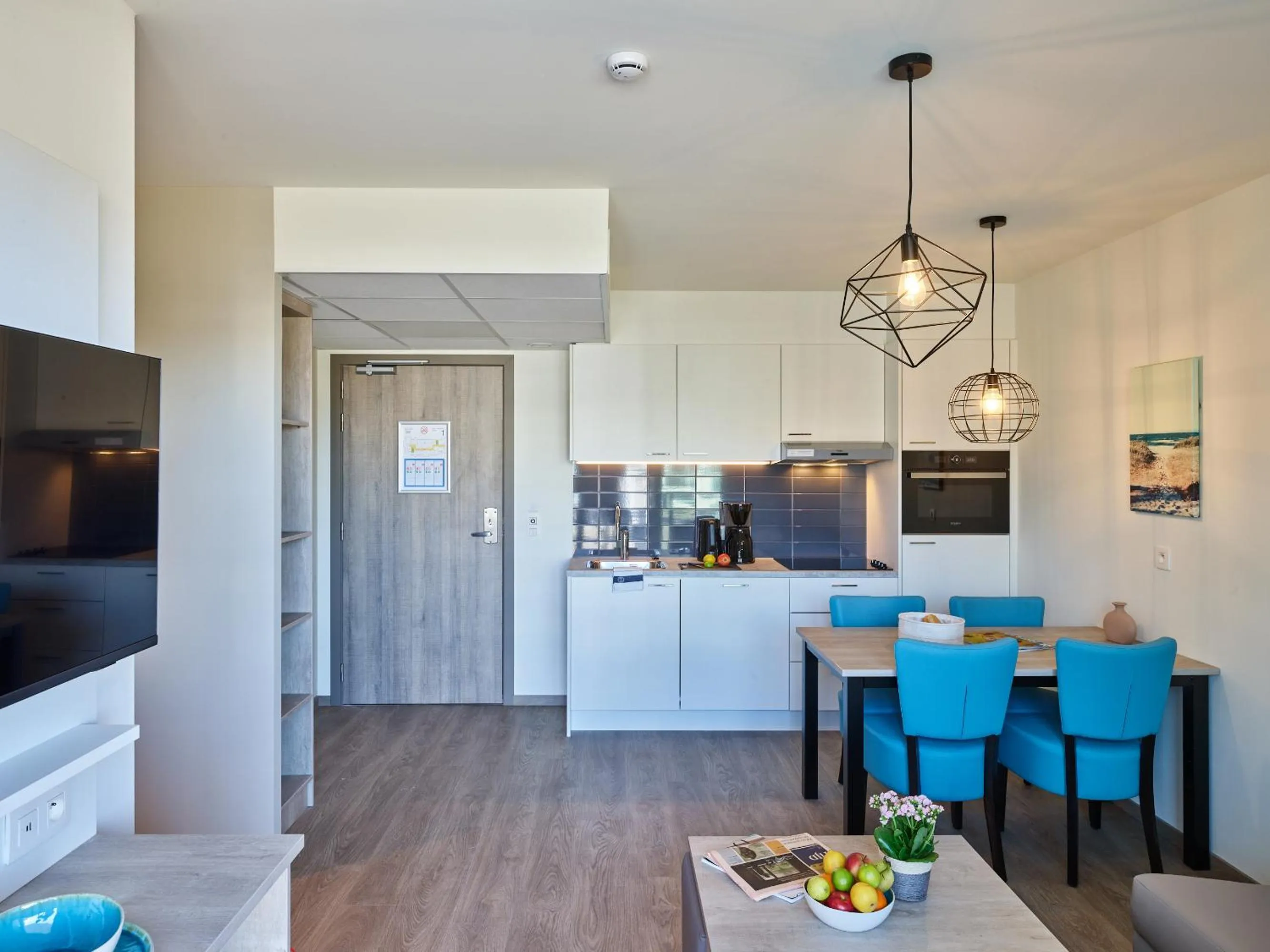 Kitchen or kitchenette in Holiday Suites Zeebrugge