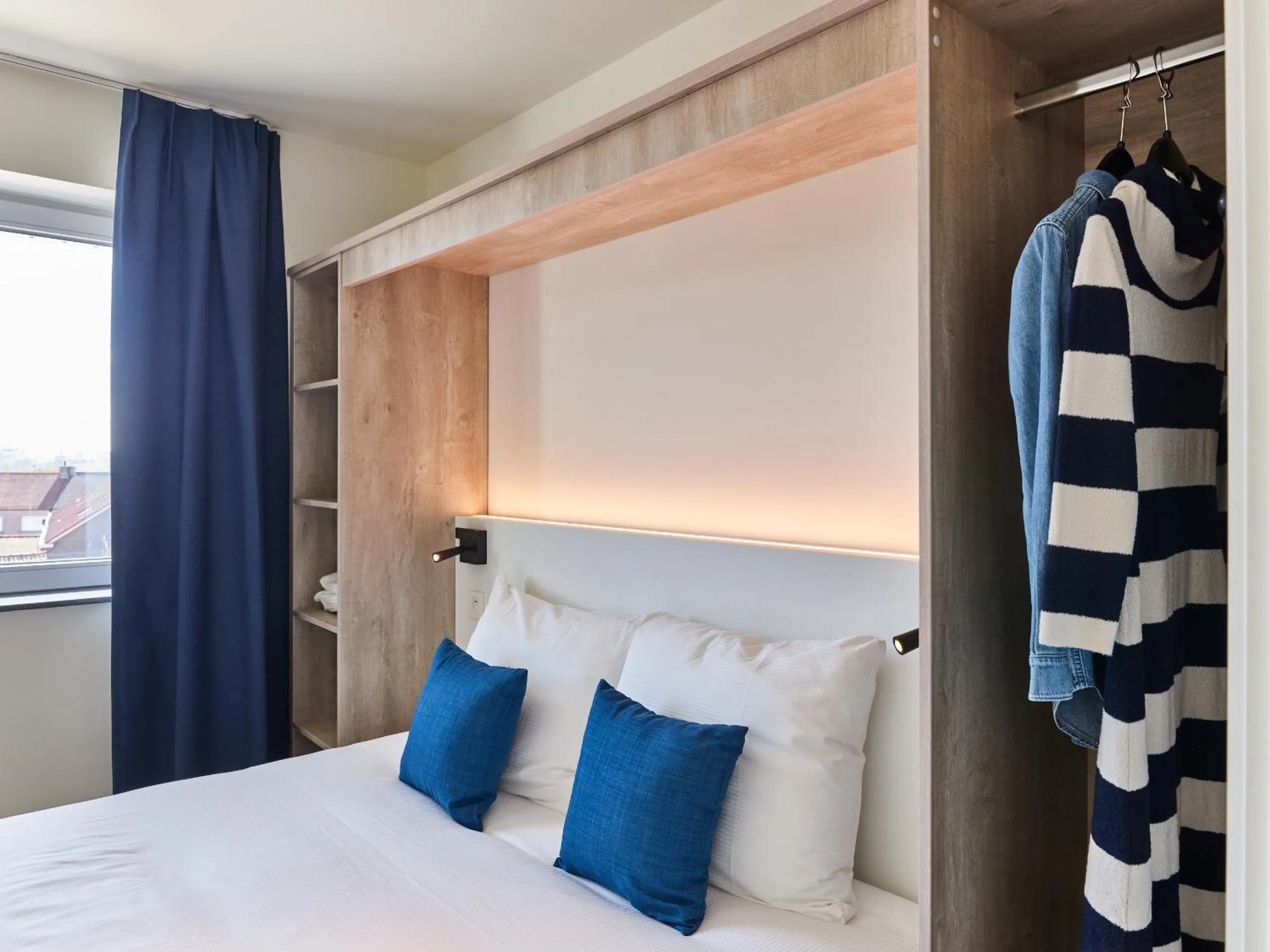 Bed in Holiday Suites Zeebrugge