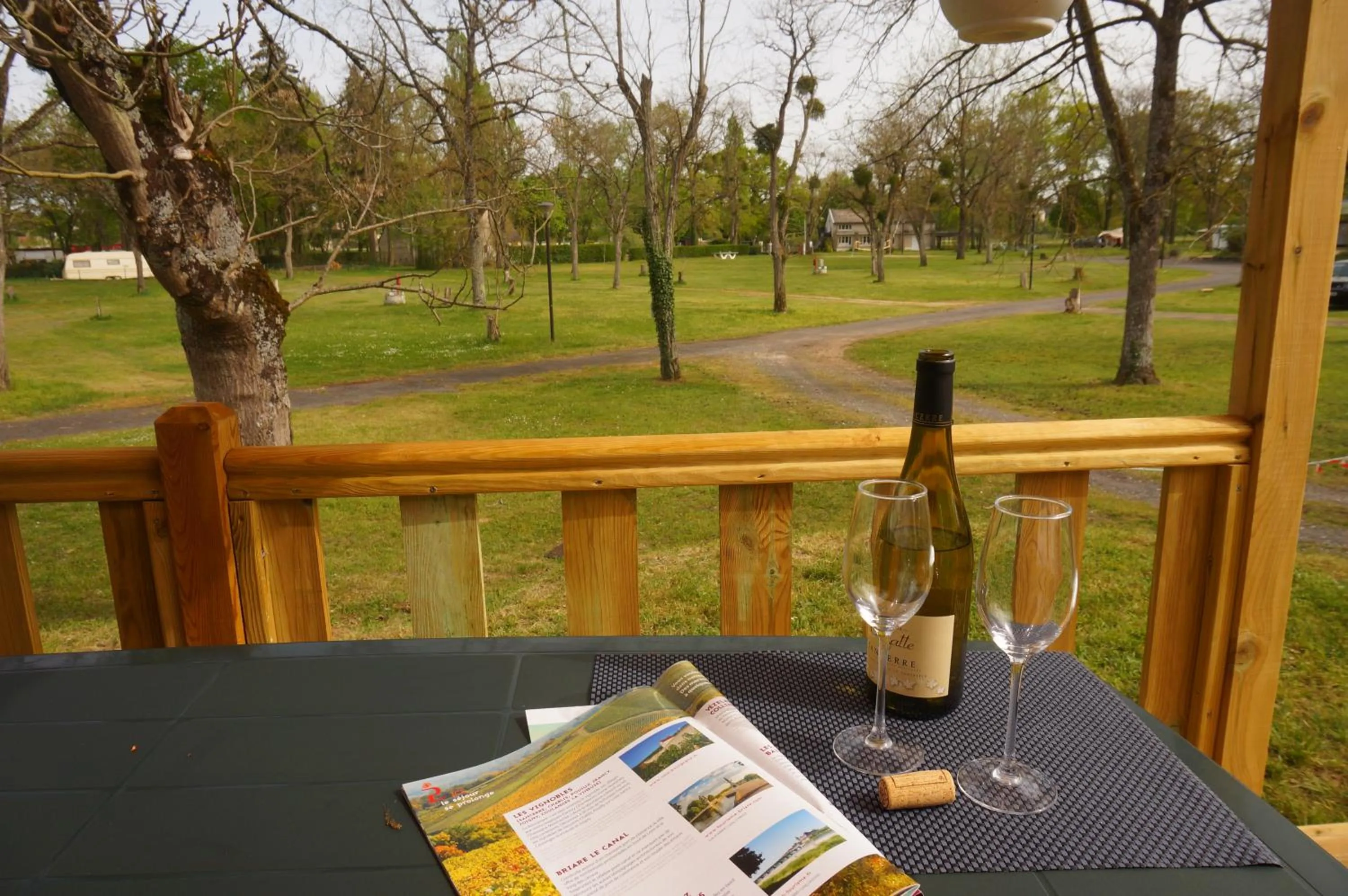 Patio in Camping de l'île