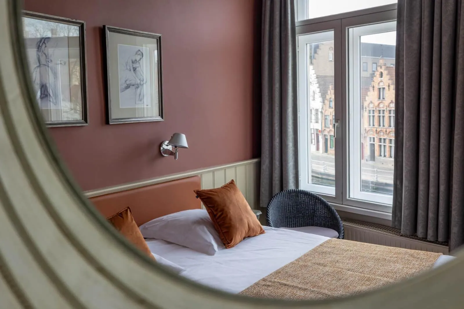Bedroom, Bed in Hotel Ter Duinen