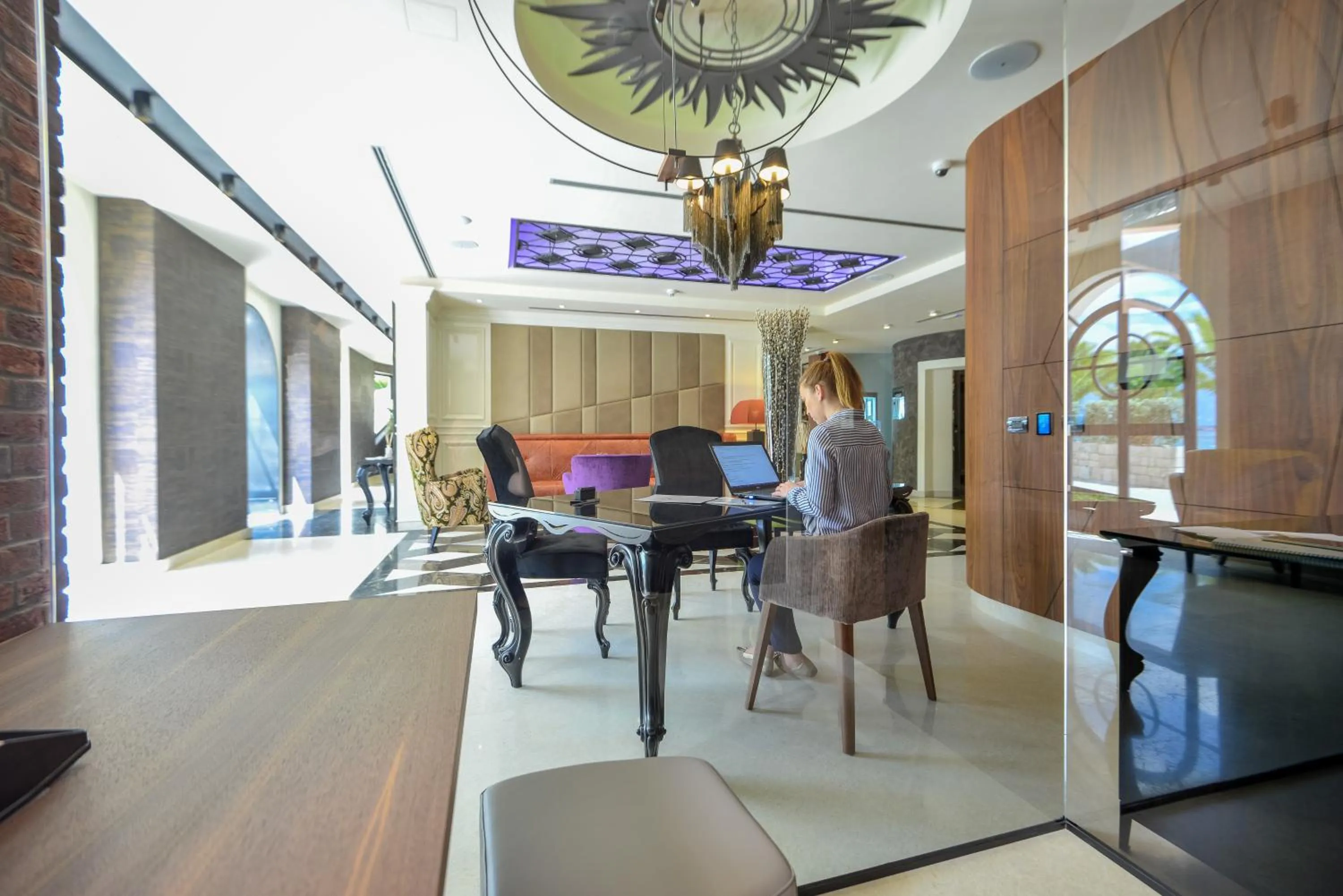 Lobby or reception in Hotel Forza Terra