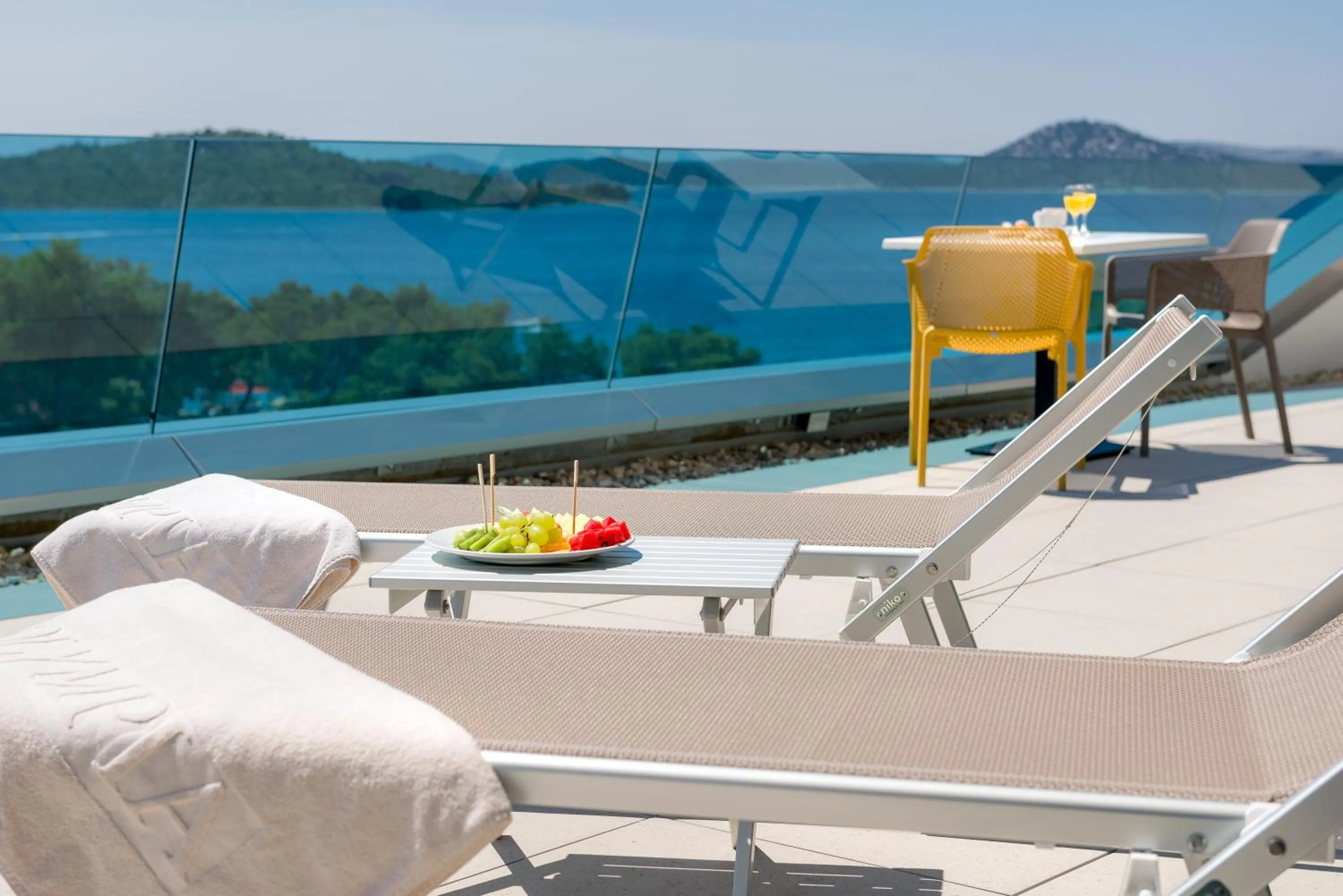 Balcony/Terrace in Hotel Olympia Sky