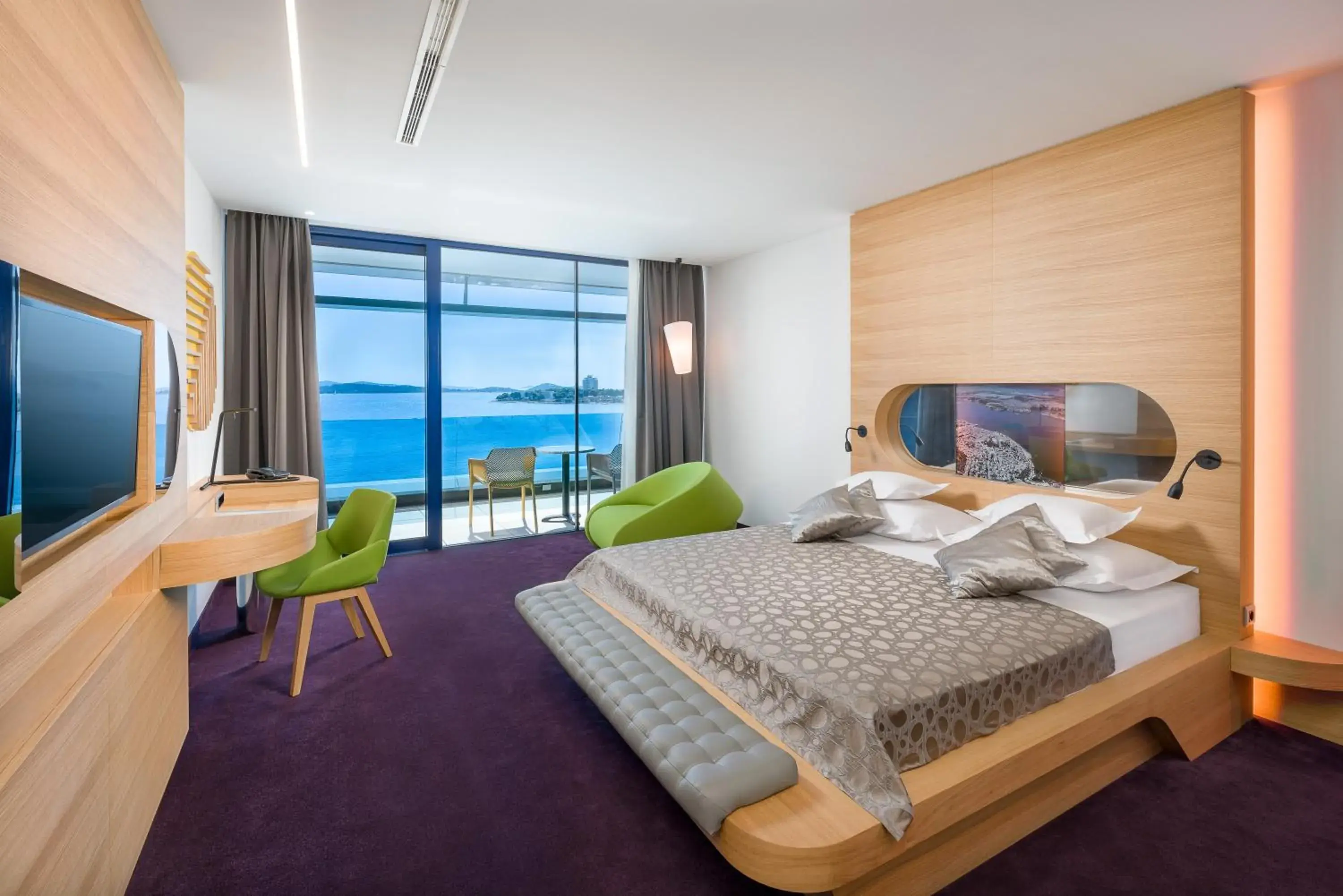 Deluxe Double or Twin Room with Balcony and Sea View - single occupancy in Hotel Olympia Sky Deluxe Double or Twin Room with Balcony and Sea View - single occupancy in Hotel Olympia Sky