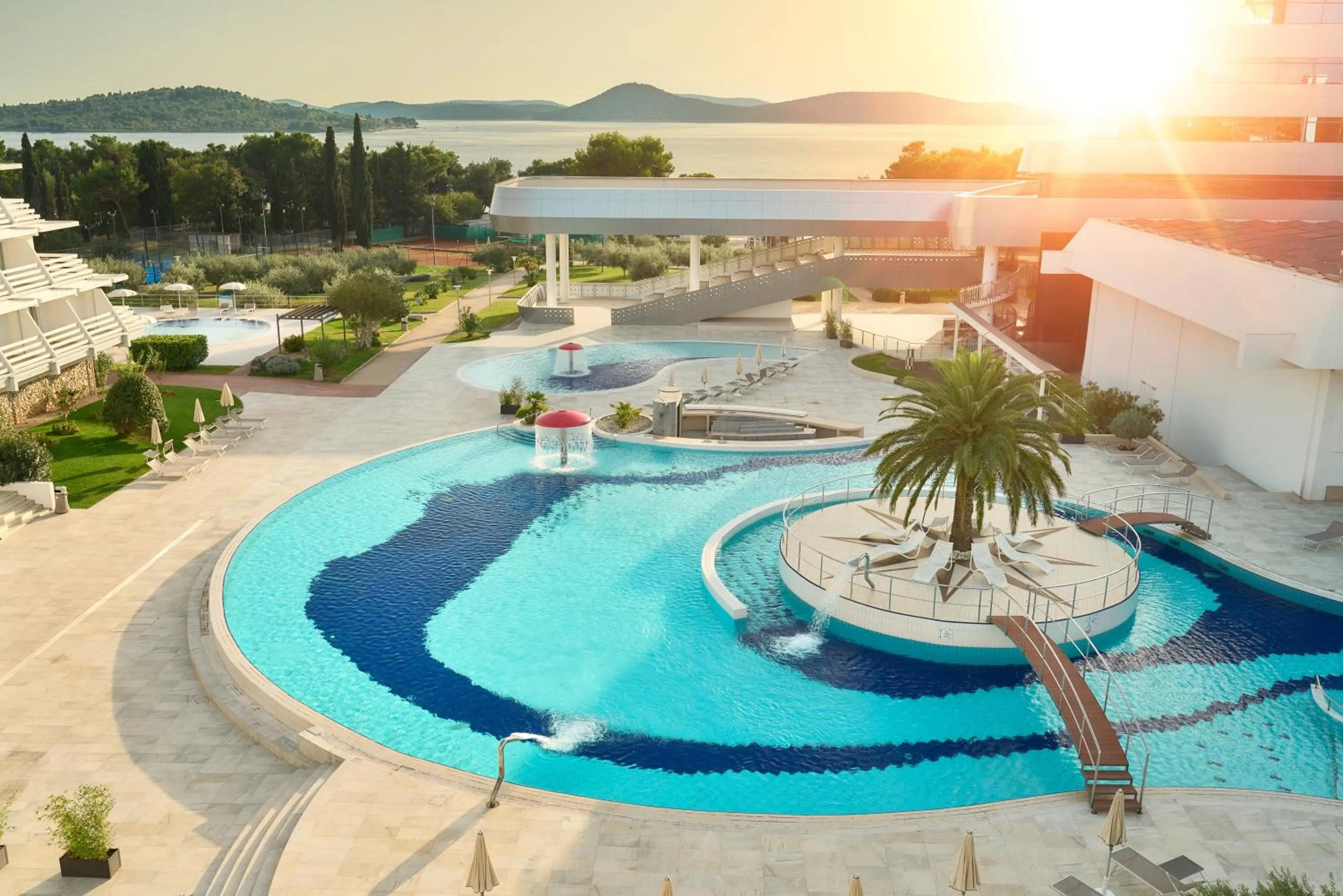 Swimming pool in Hotel Olympia Sky