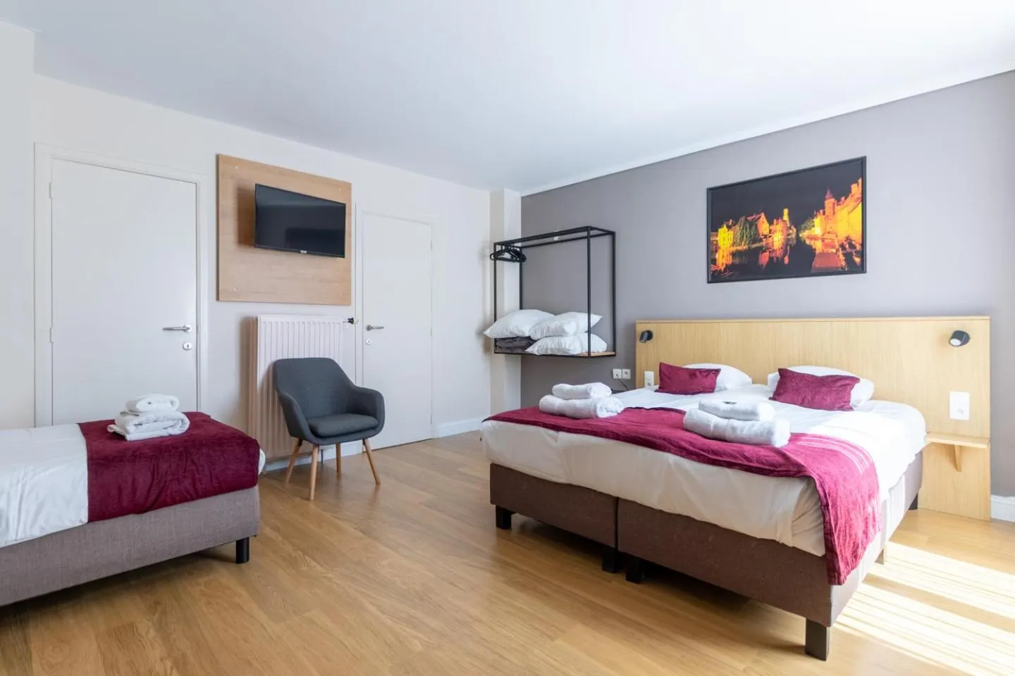 Bed in Hotel Montovani