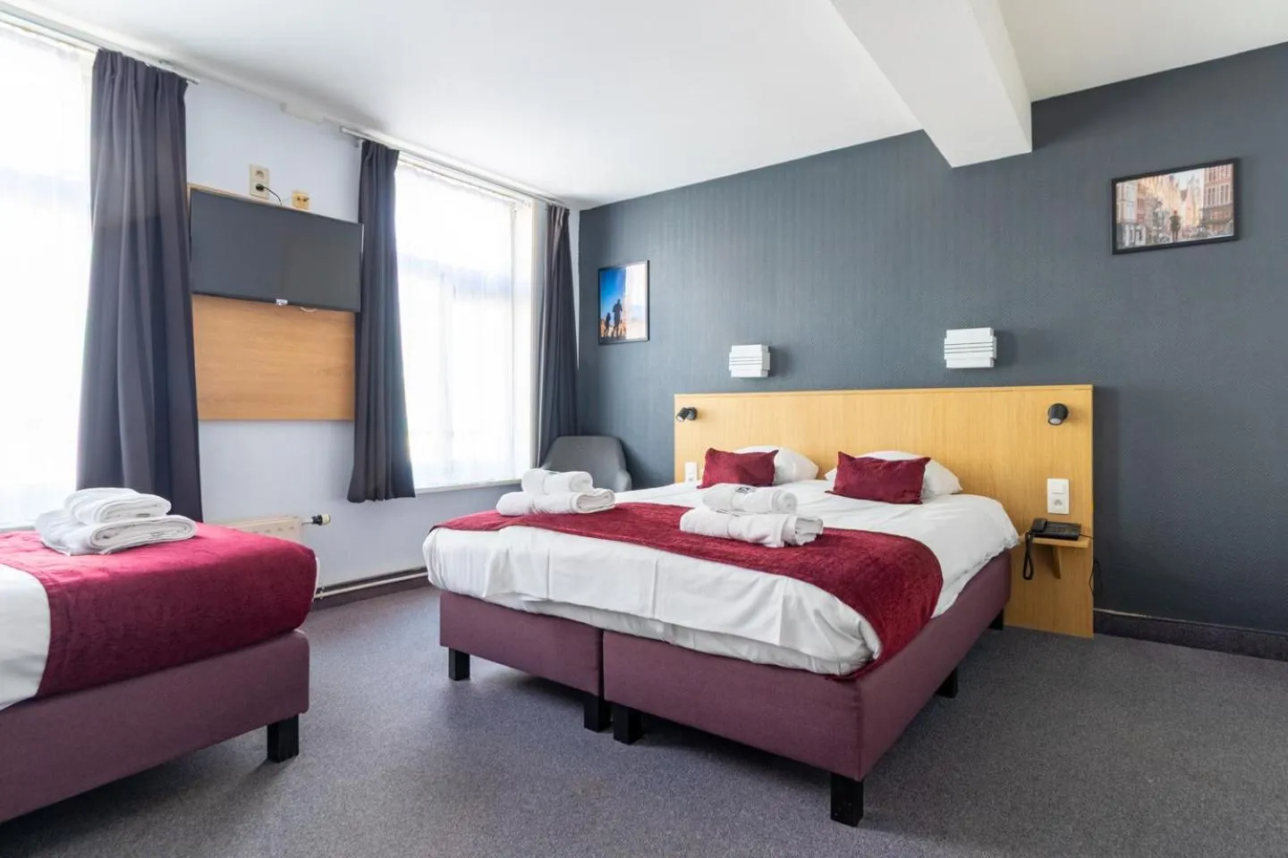 Bed in Hotel Montovani