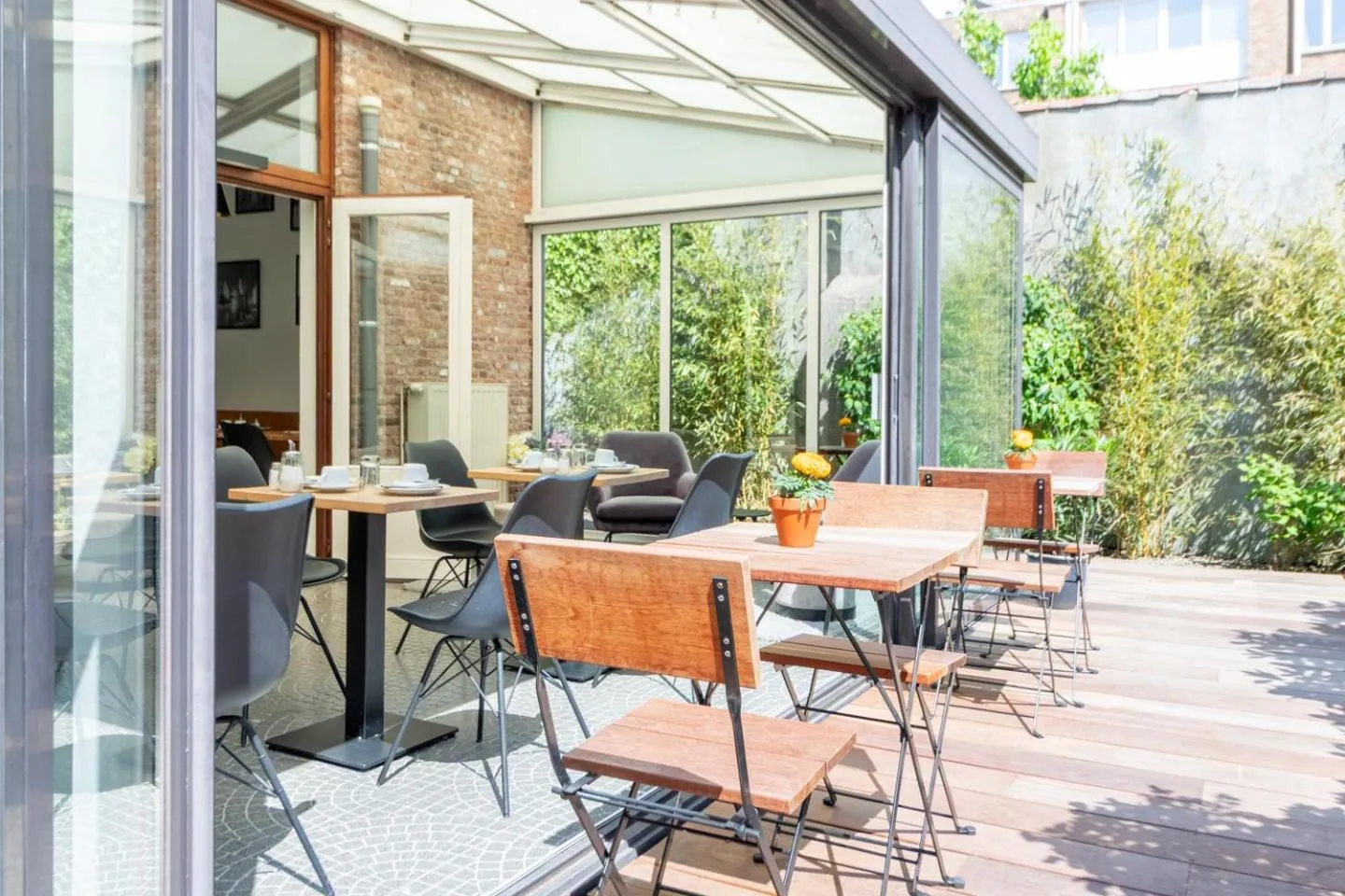 Patio in Hotel Montovani