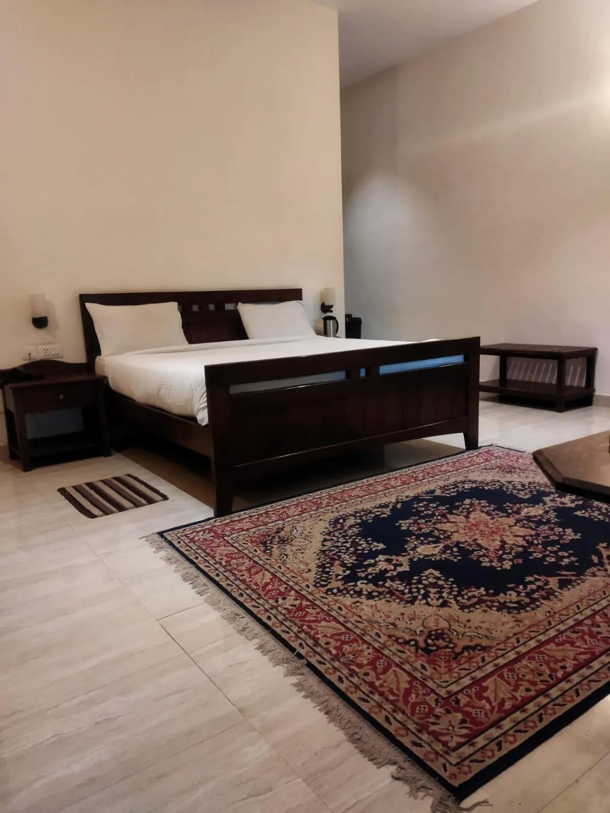 Bed in Corbett Comfort Lodge