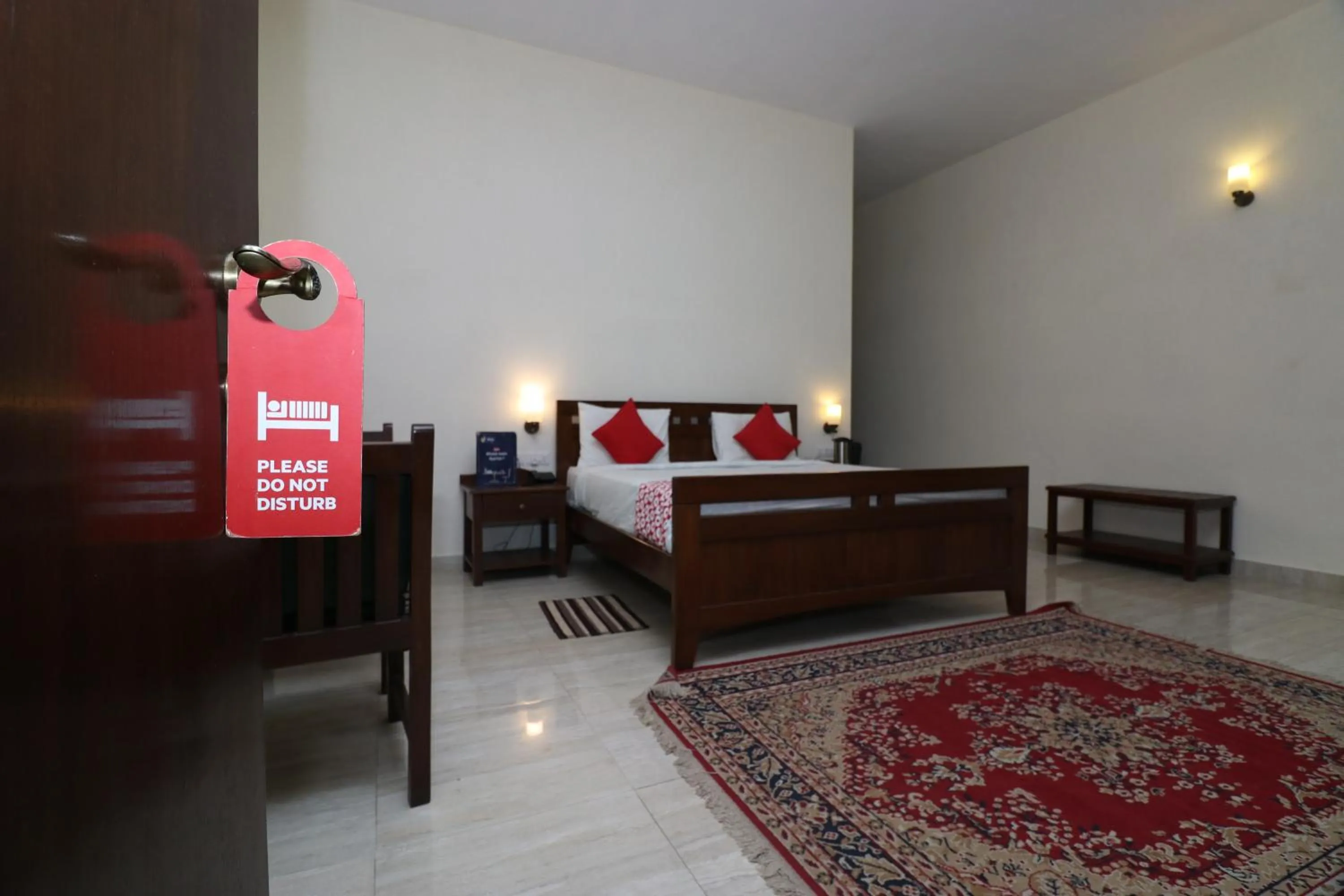 Bed in Corbett Comfort Lodge