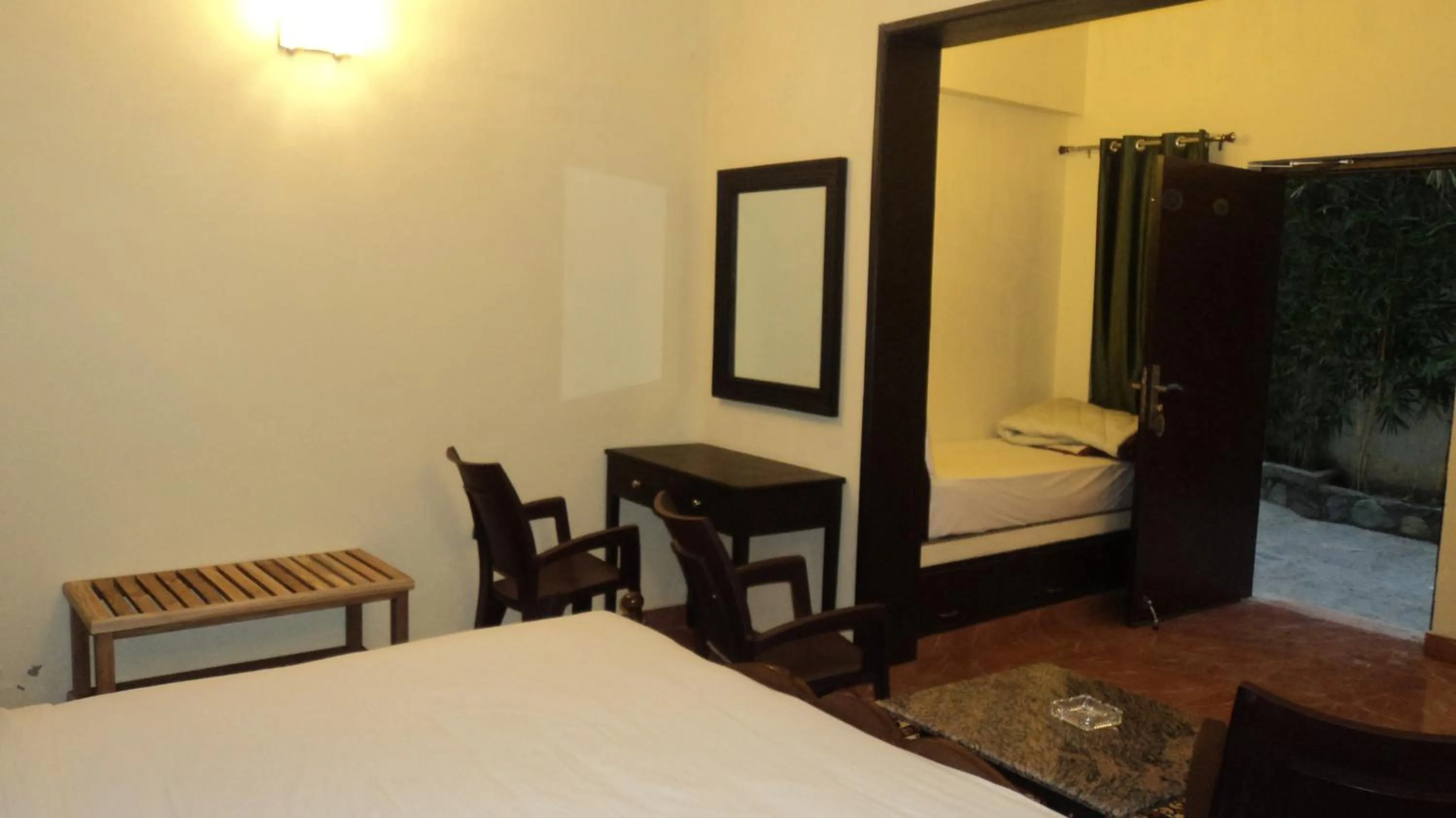 Bed in Corbett Comfort Lodge