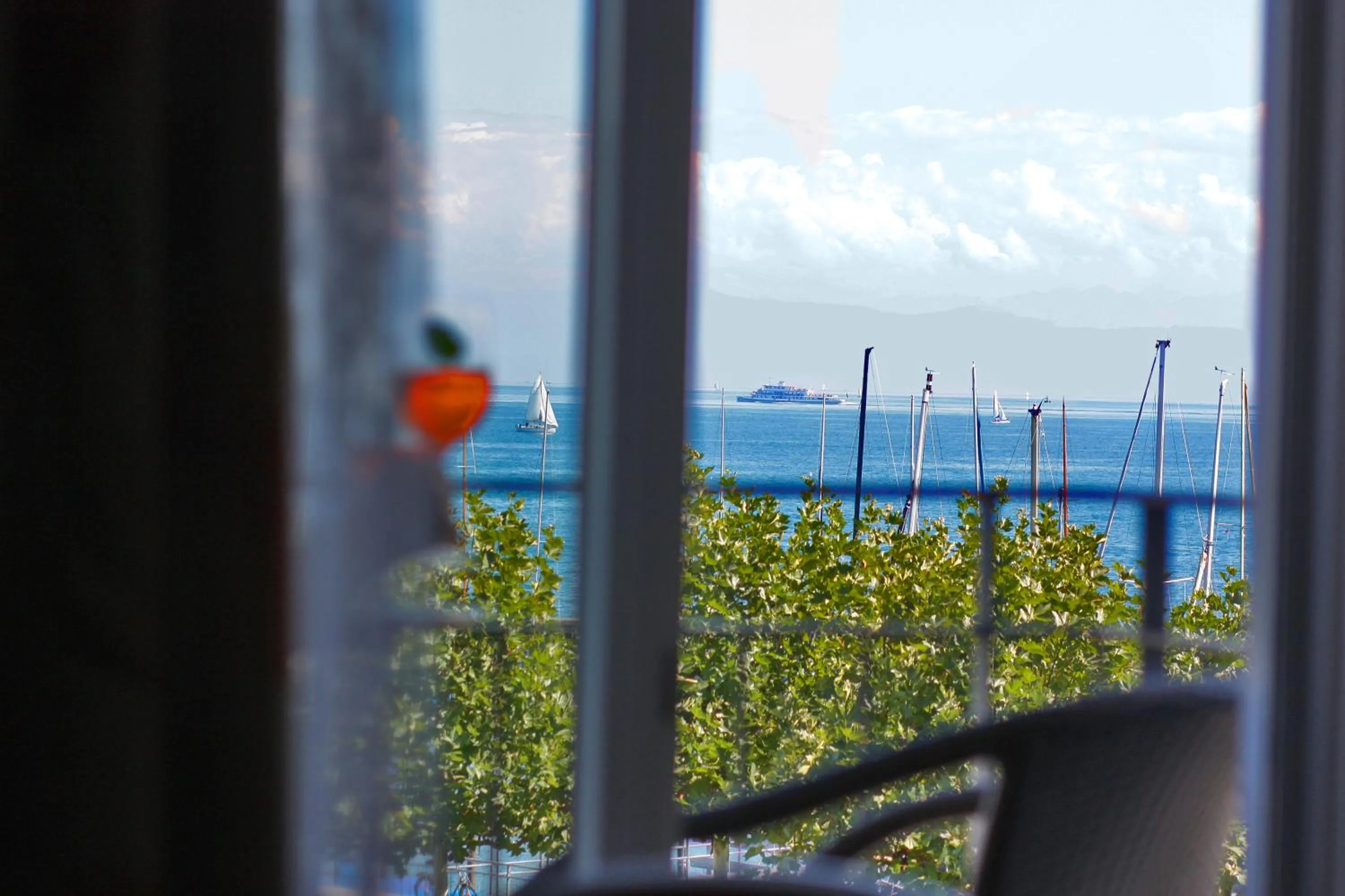 Lake view in Hotel Schiff am See