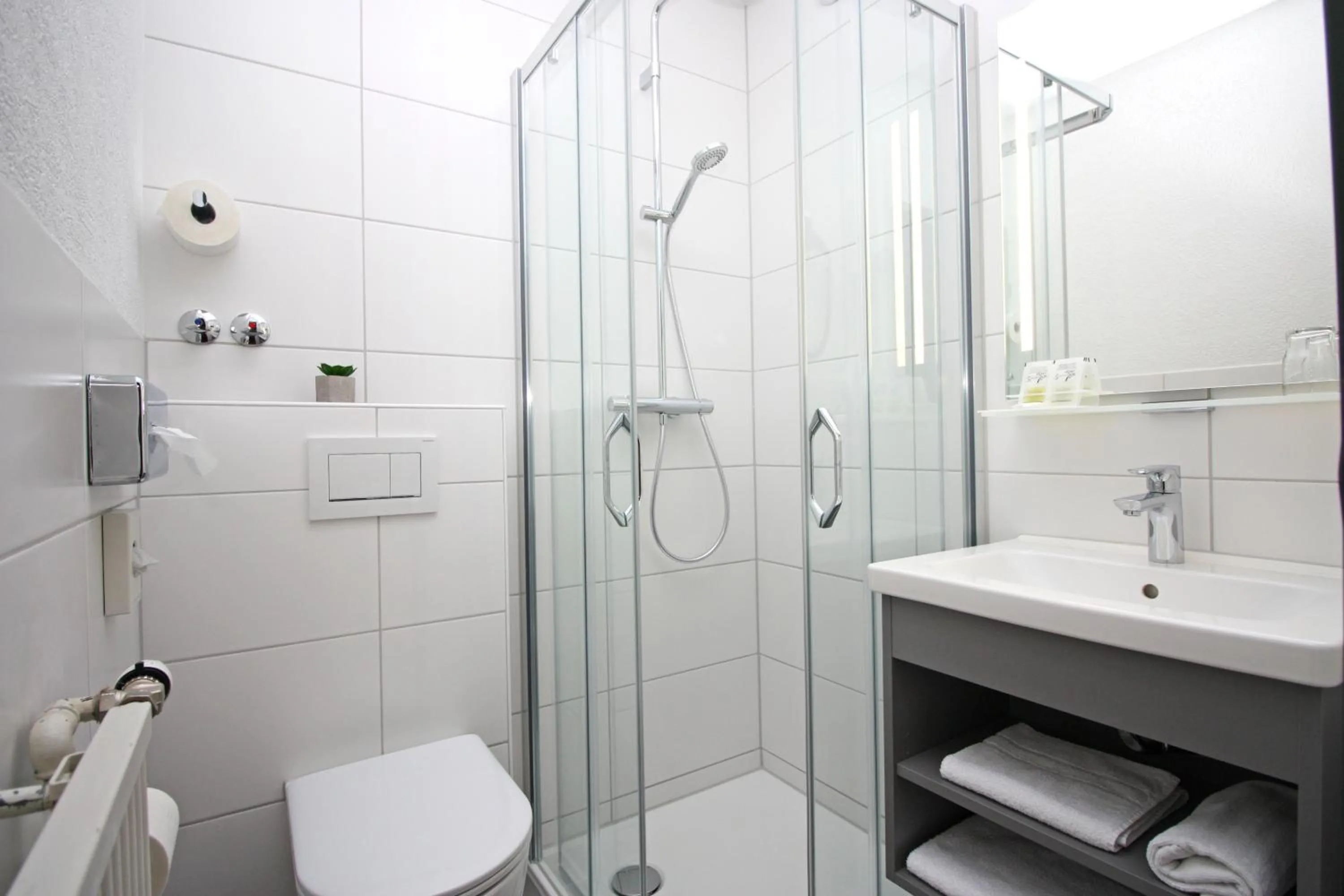 Shower in Hotel Schiff am See