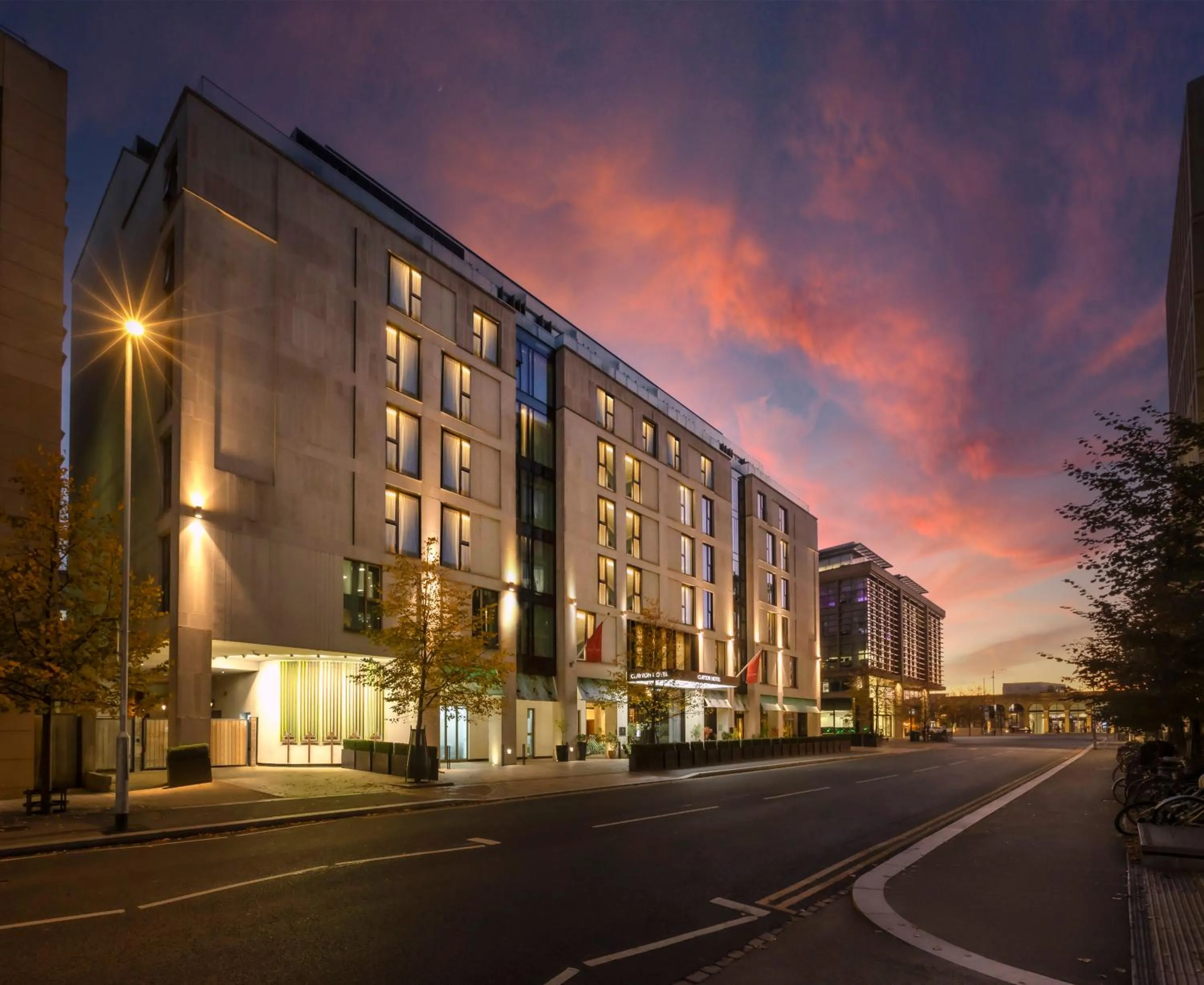 Property building in Clayton Hotel Cambridge
