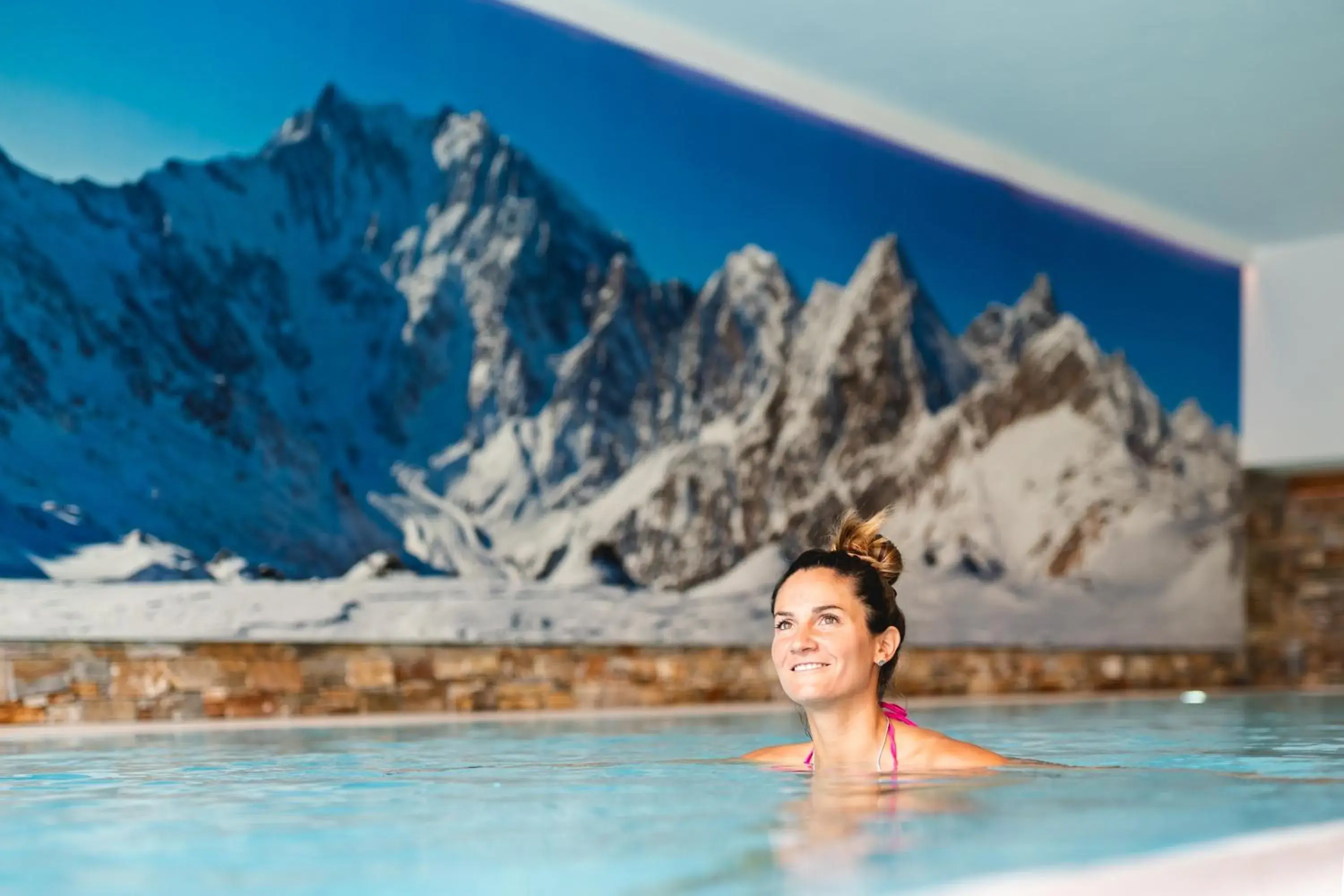 Swimming pool in Alagna Mountain Resort & SPA Swimming pool in Alagna Mountain Resort & SPA