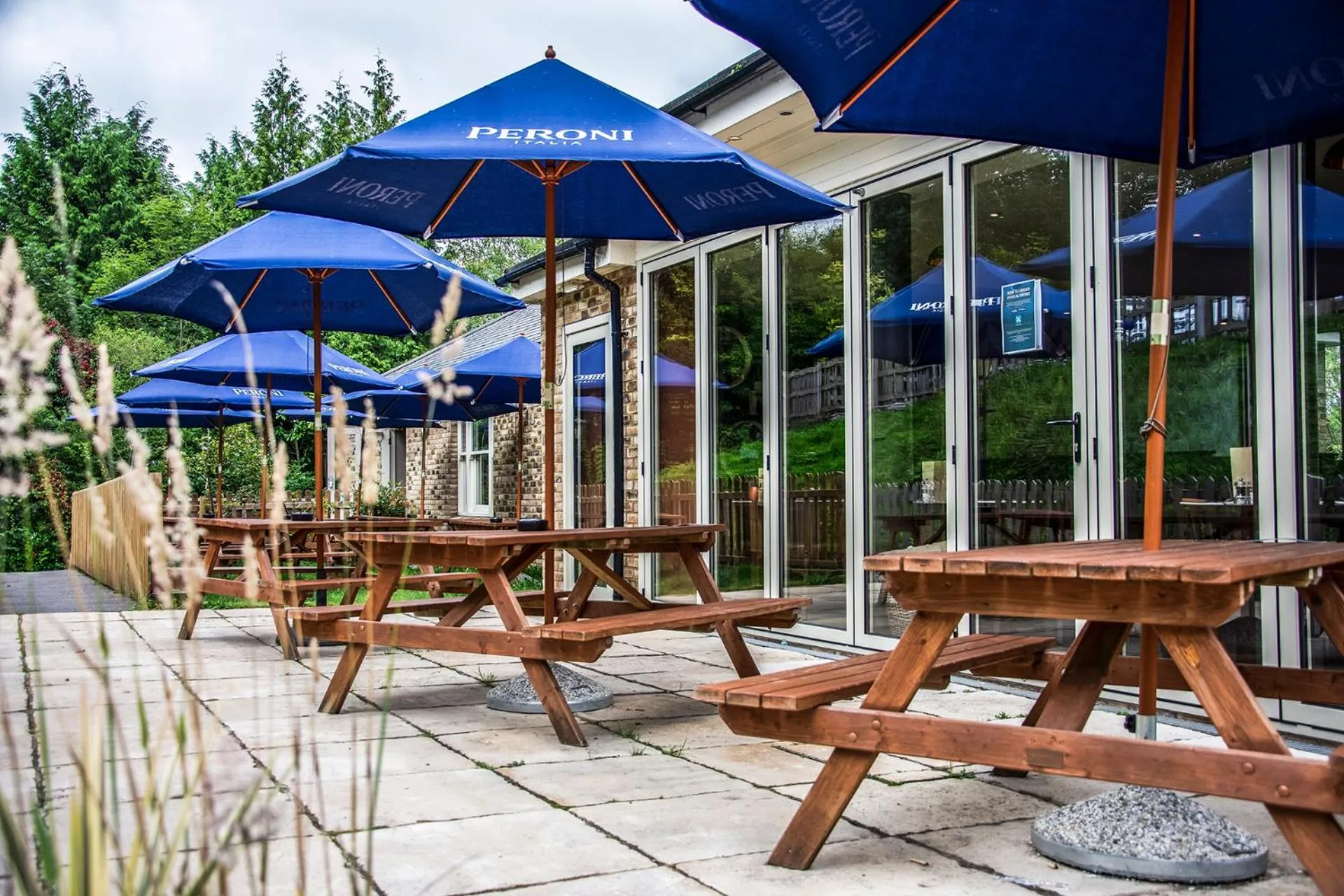 Balcony/Terrace in Harper's Steakhouse with Rooms, Haslemere