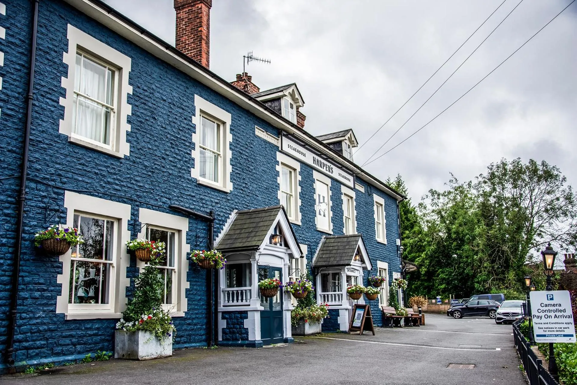 Property building in Harper's Steakhouse with Rooms, Haslemere