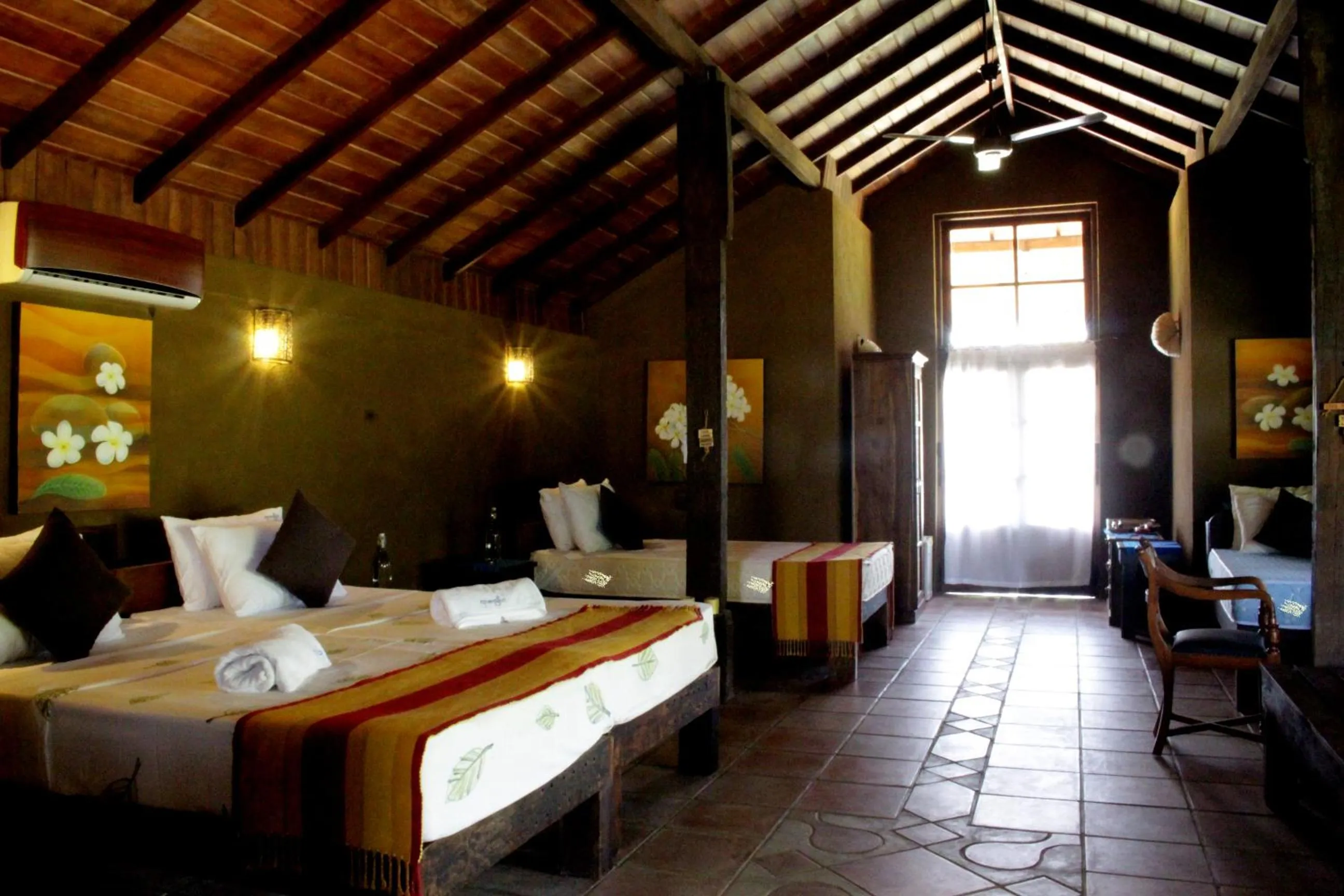 Bedroom, Bed in Athreya Ayurveda Ashram