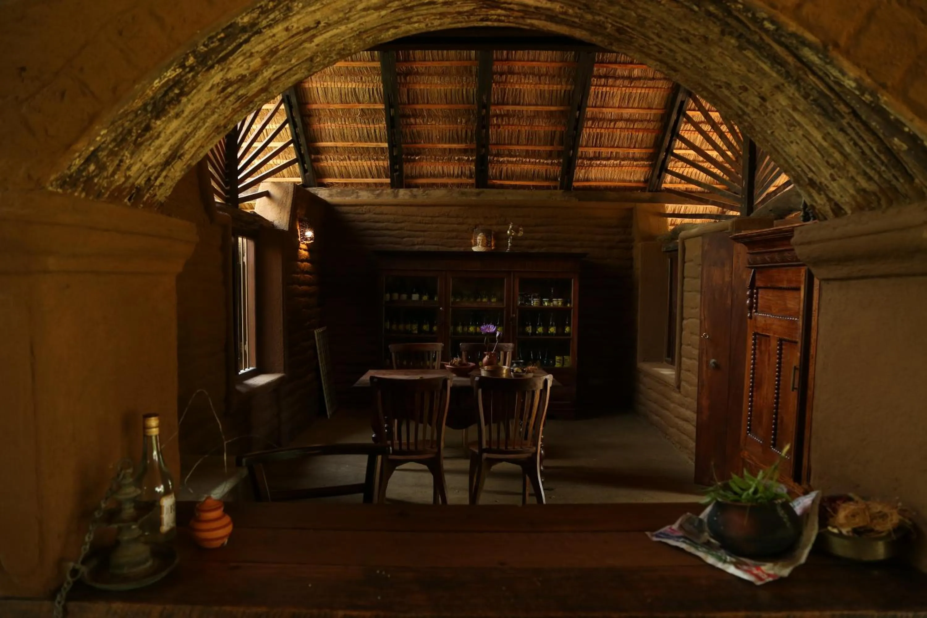 Lobby or reception in Athreya Ayurveda Ashram