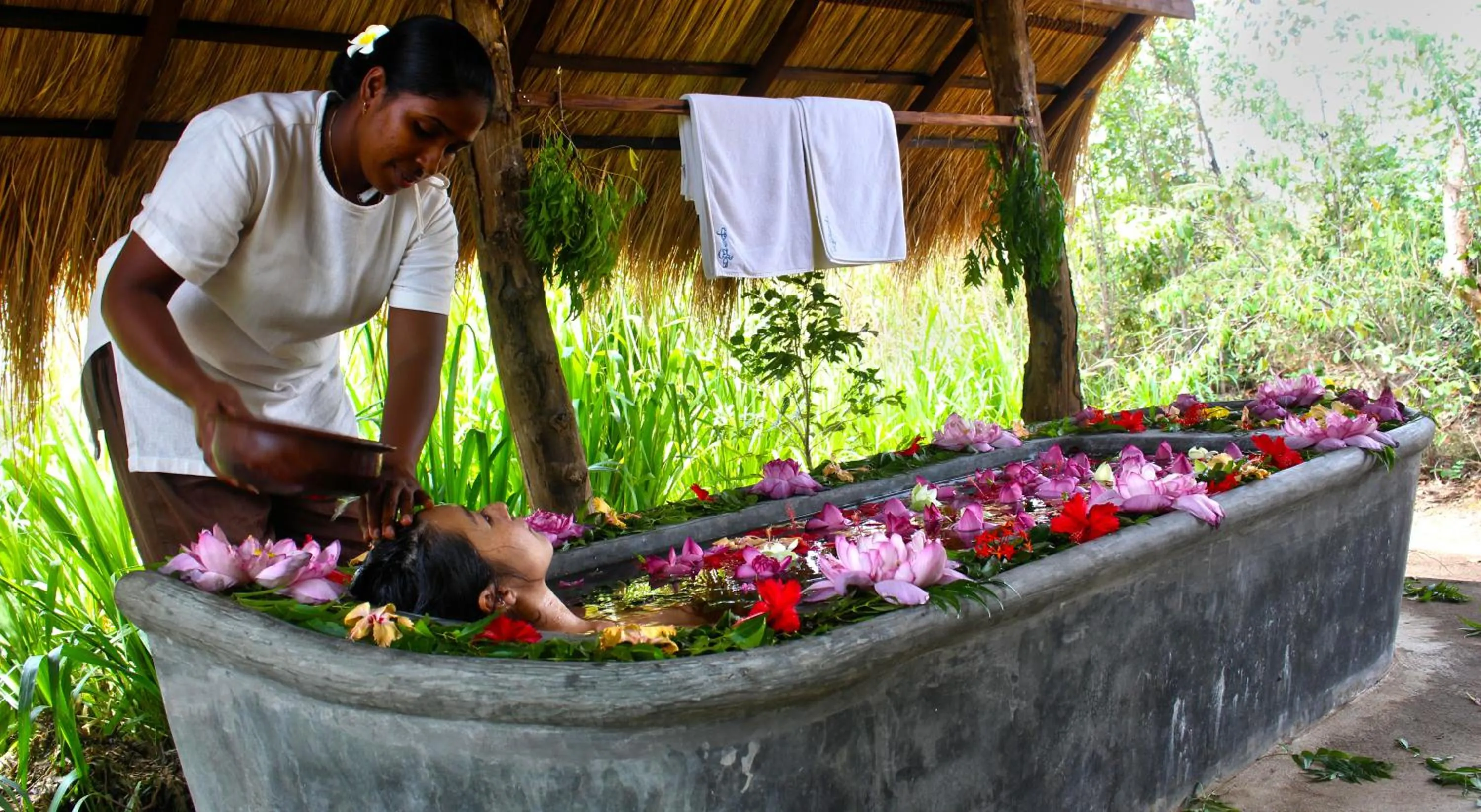 Hot Tub in Athreya Ayurveda Ashram