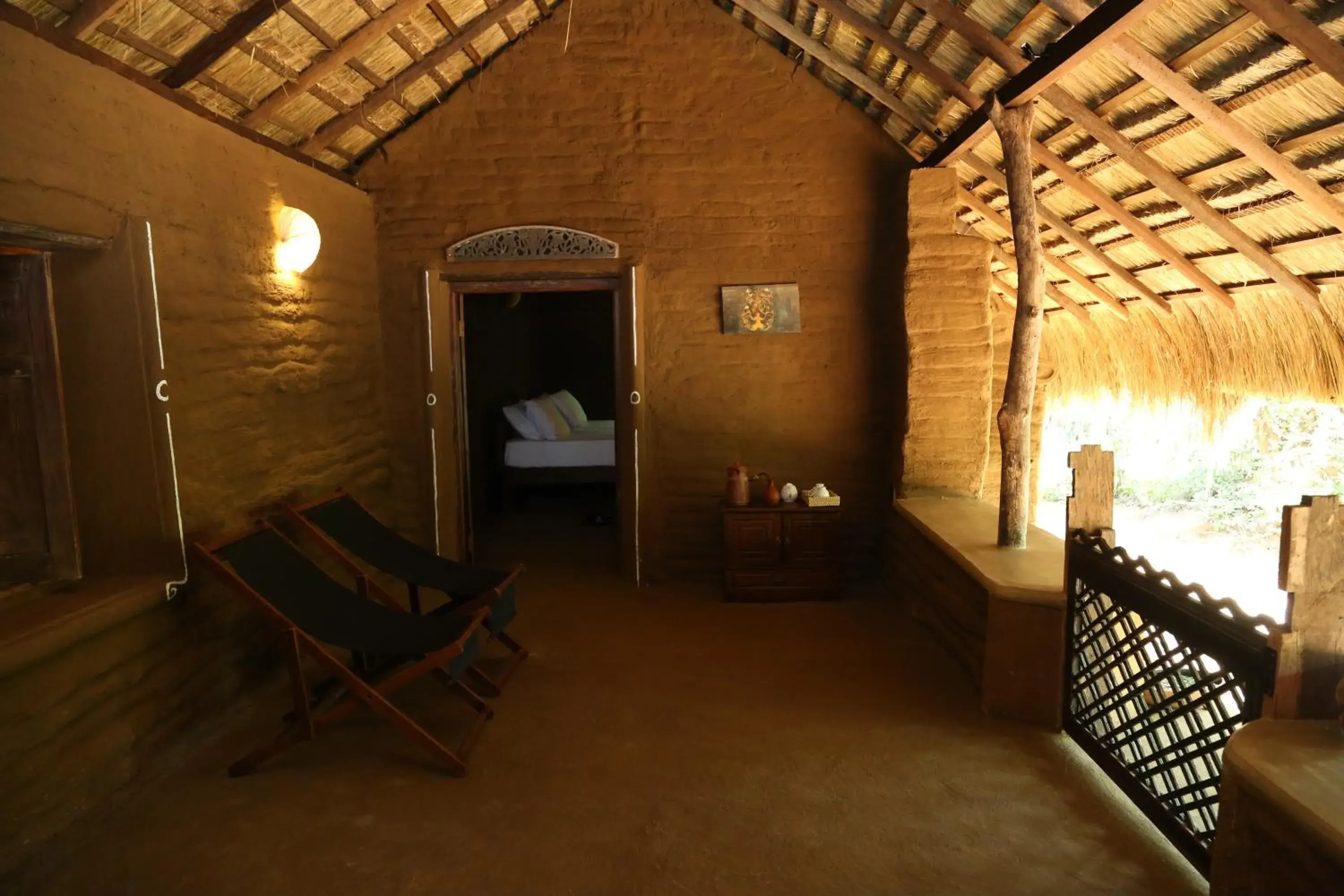 Double Room with Private External Bathroom - single occupancy in Athreya Ayurveda Ashram Double Room with Private External Bathroom - single occupancy in Athreya Ayurveda Ashram