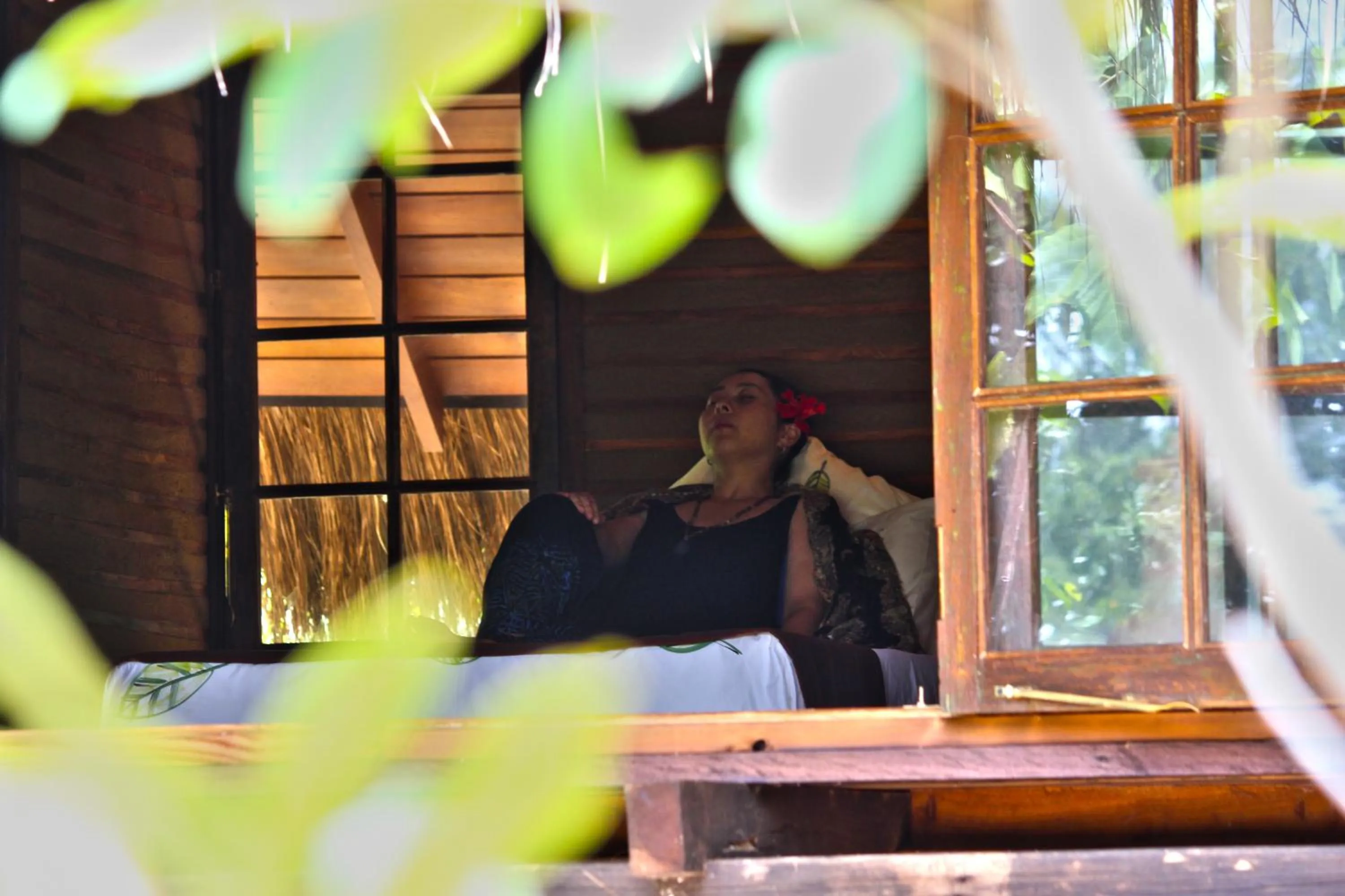 Bedroom in Athreya Ayurveda Ashram