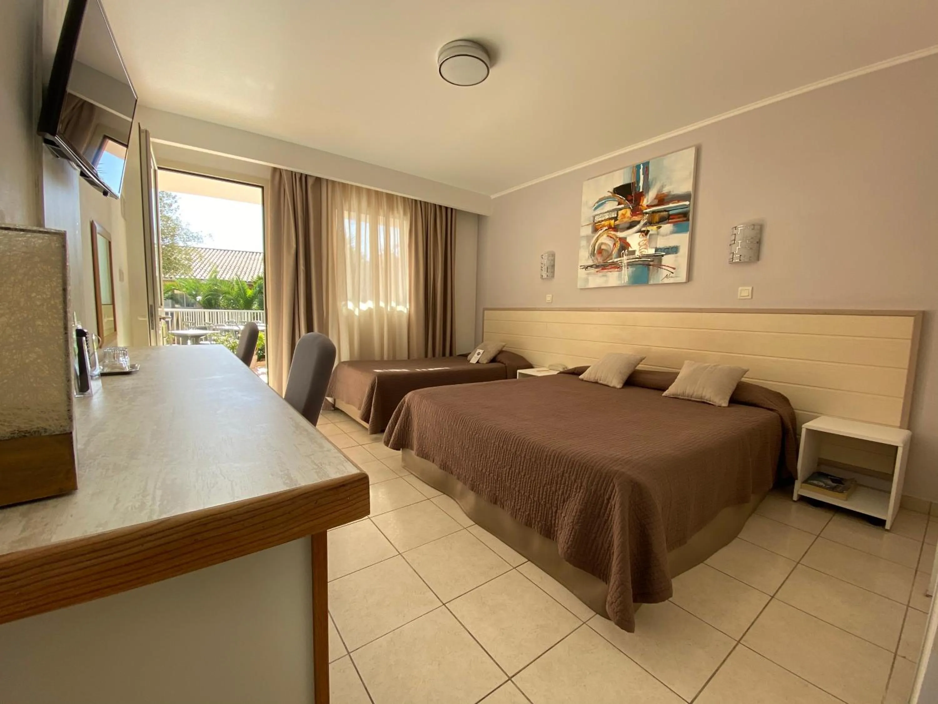 Bed in Hôtel Restaurant L' Empereur