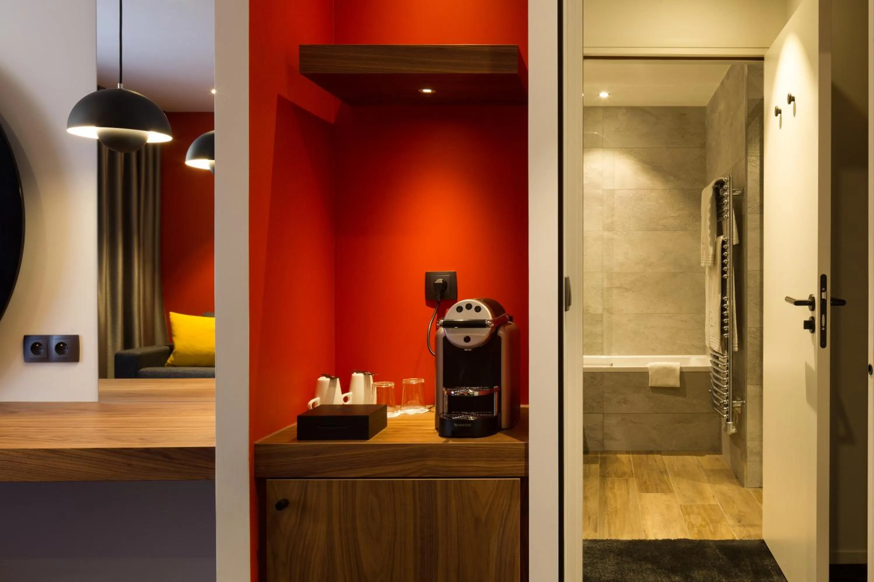 Bathroom in Chapeau Rouge par William Frachot - Hôtel Espace Bien-être & Restaurant étoilé