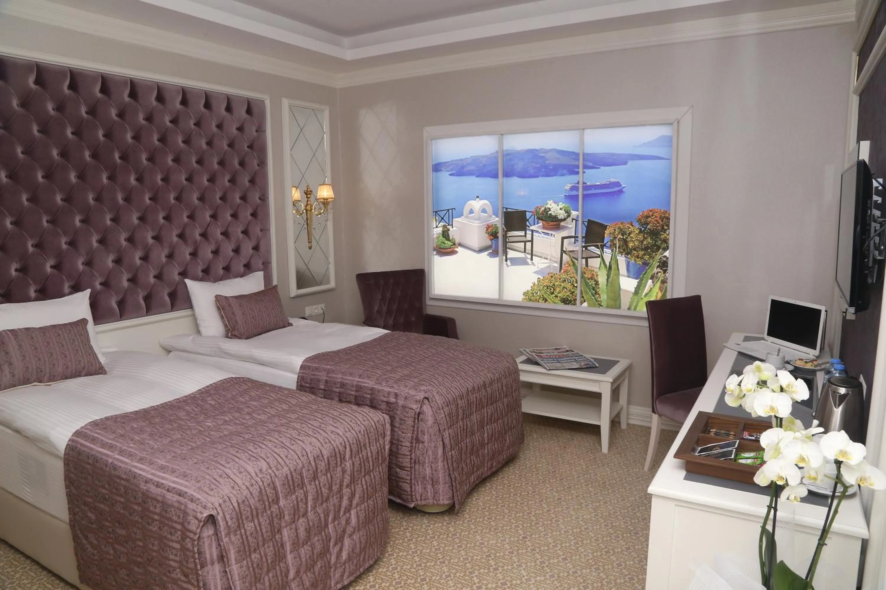 Bed in Vivaldi Park Hotel