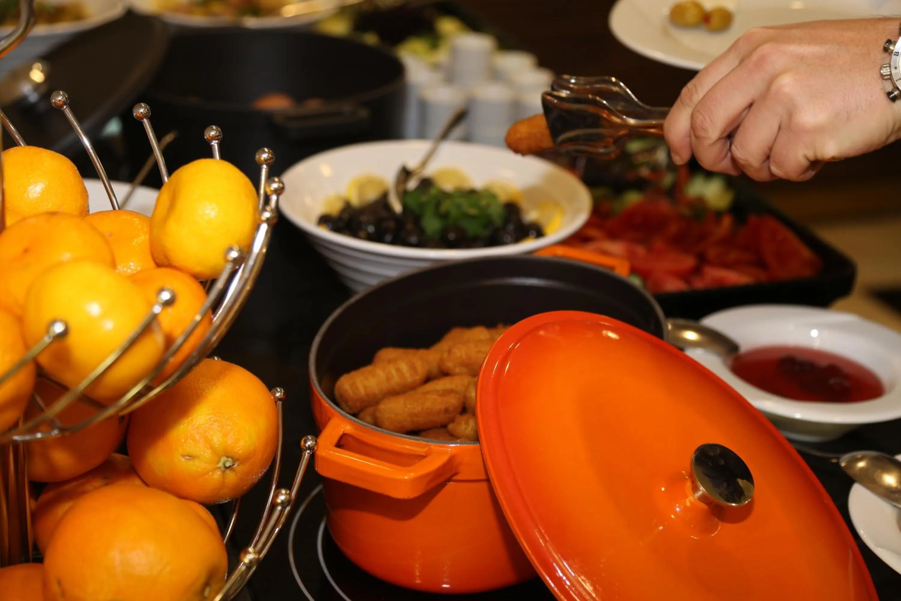 Buffet breakfast in Vivaldi Park Hotel