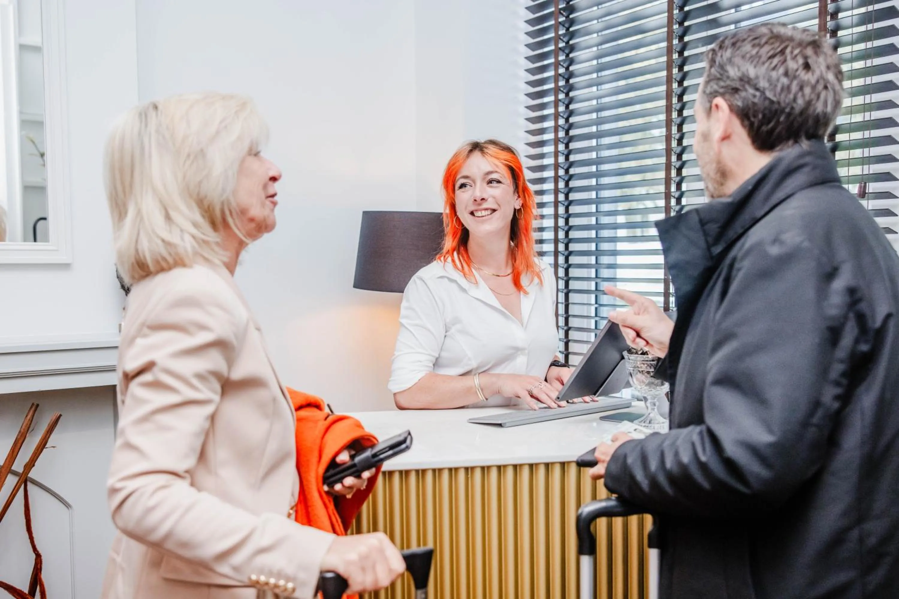 Lobby or reception in Boutique hotel Maison Emile