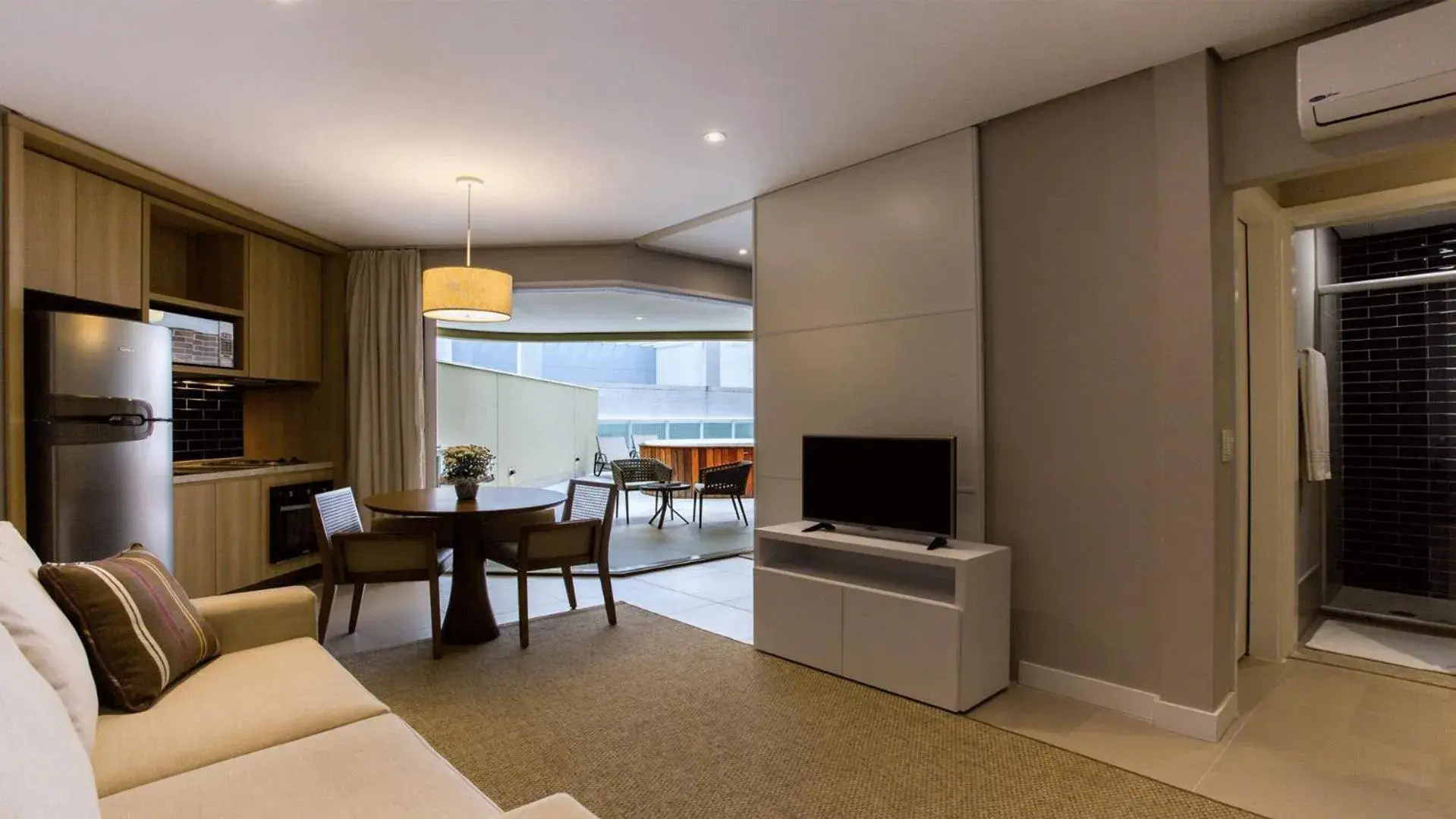 One Bedroom Apartment with Terrace - single occupancy in Residencial Estanconfor Santos One Bedroom Apartment with Terrace - single occupancy in Residencial Estanconfor Santos