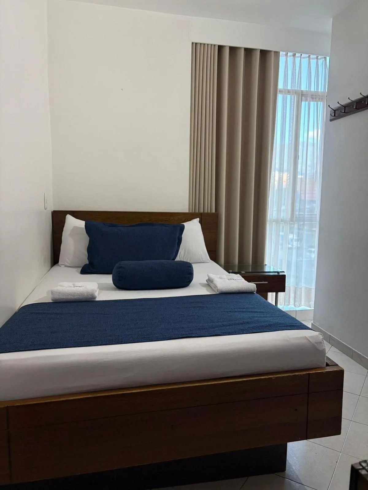 Bed in Hotel Monarca