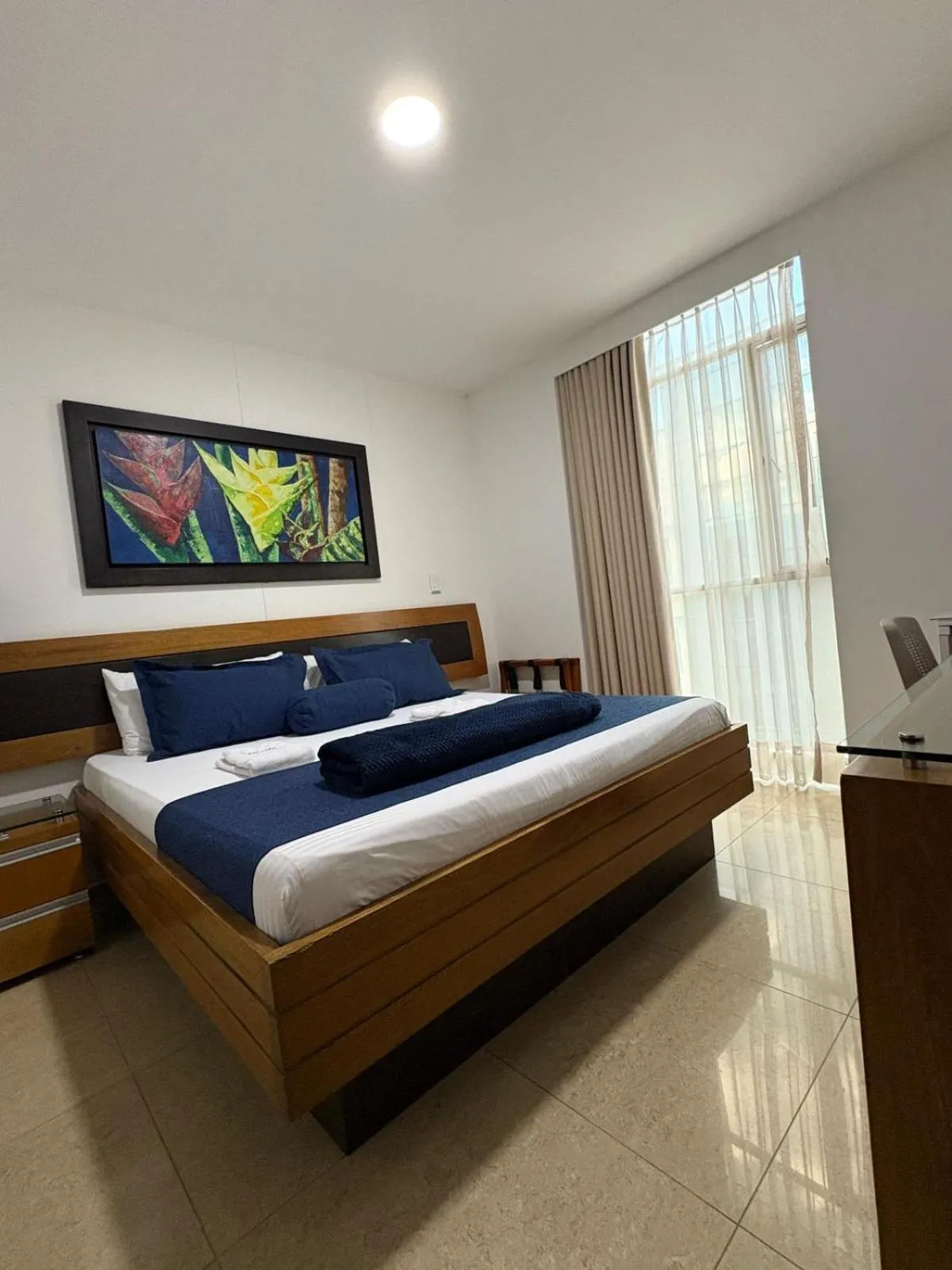 Bed in Hotel Monarca