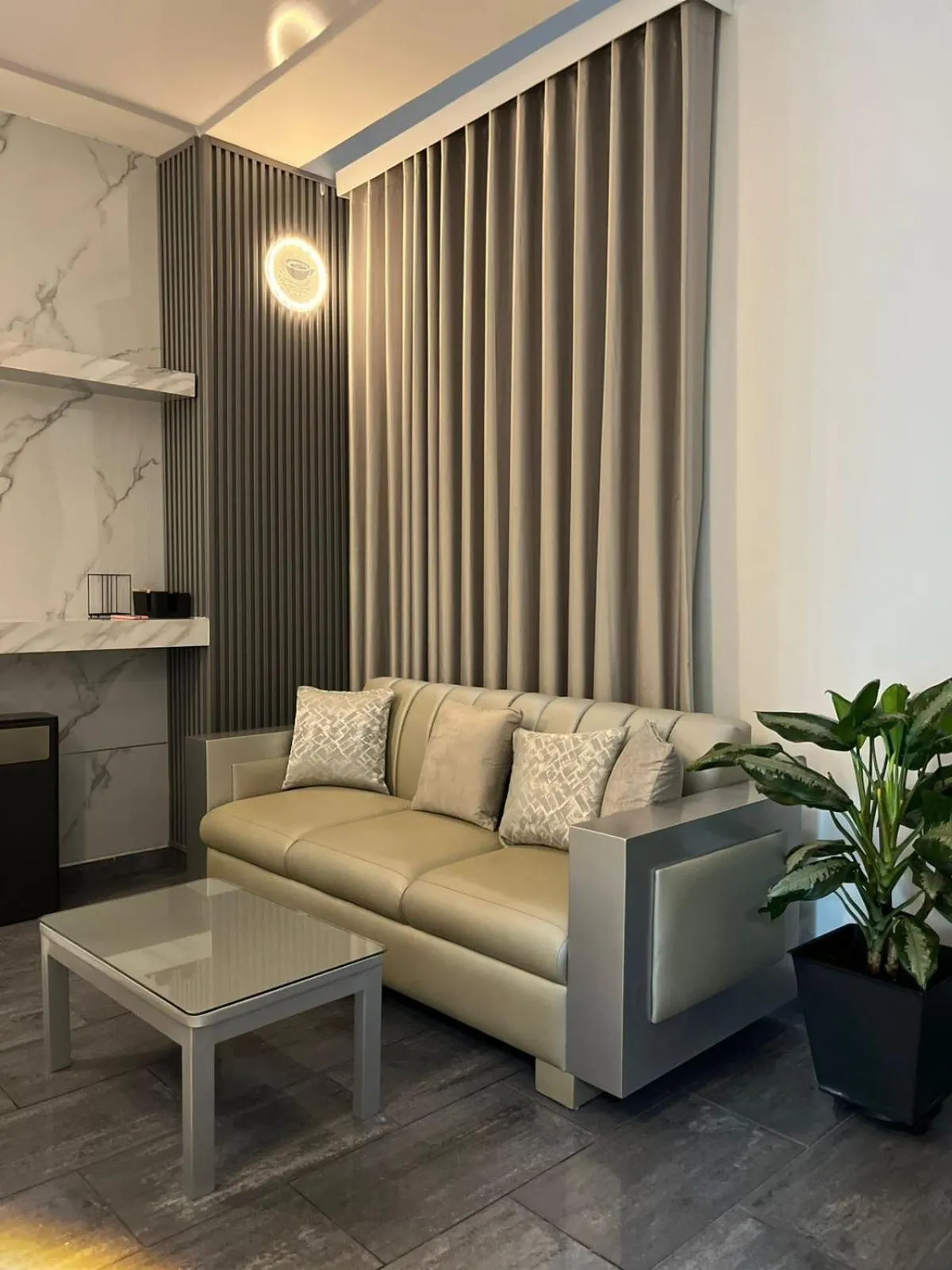 Living room in Hotel Monarca