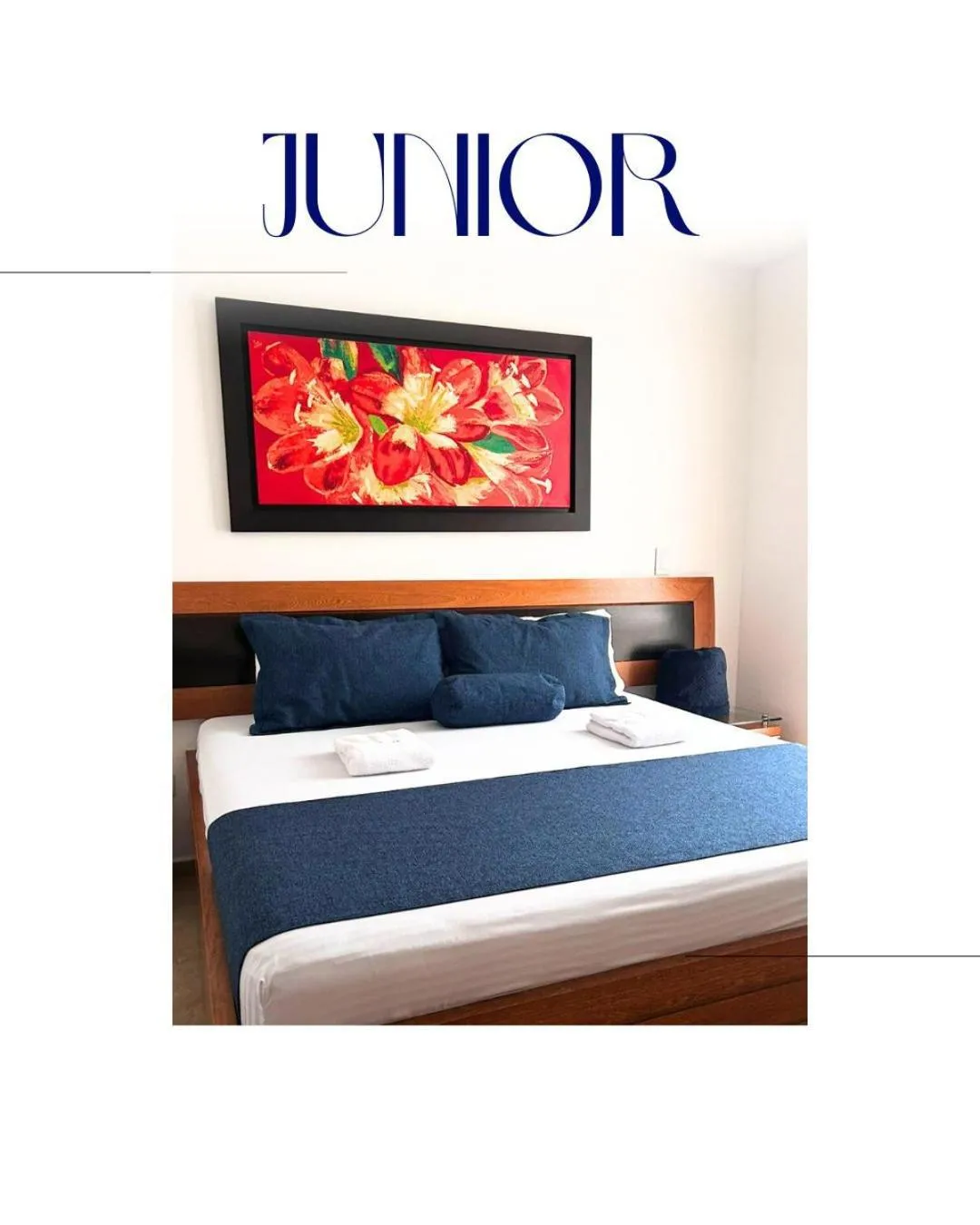 Bed in Hotel Monarca