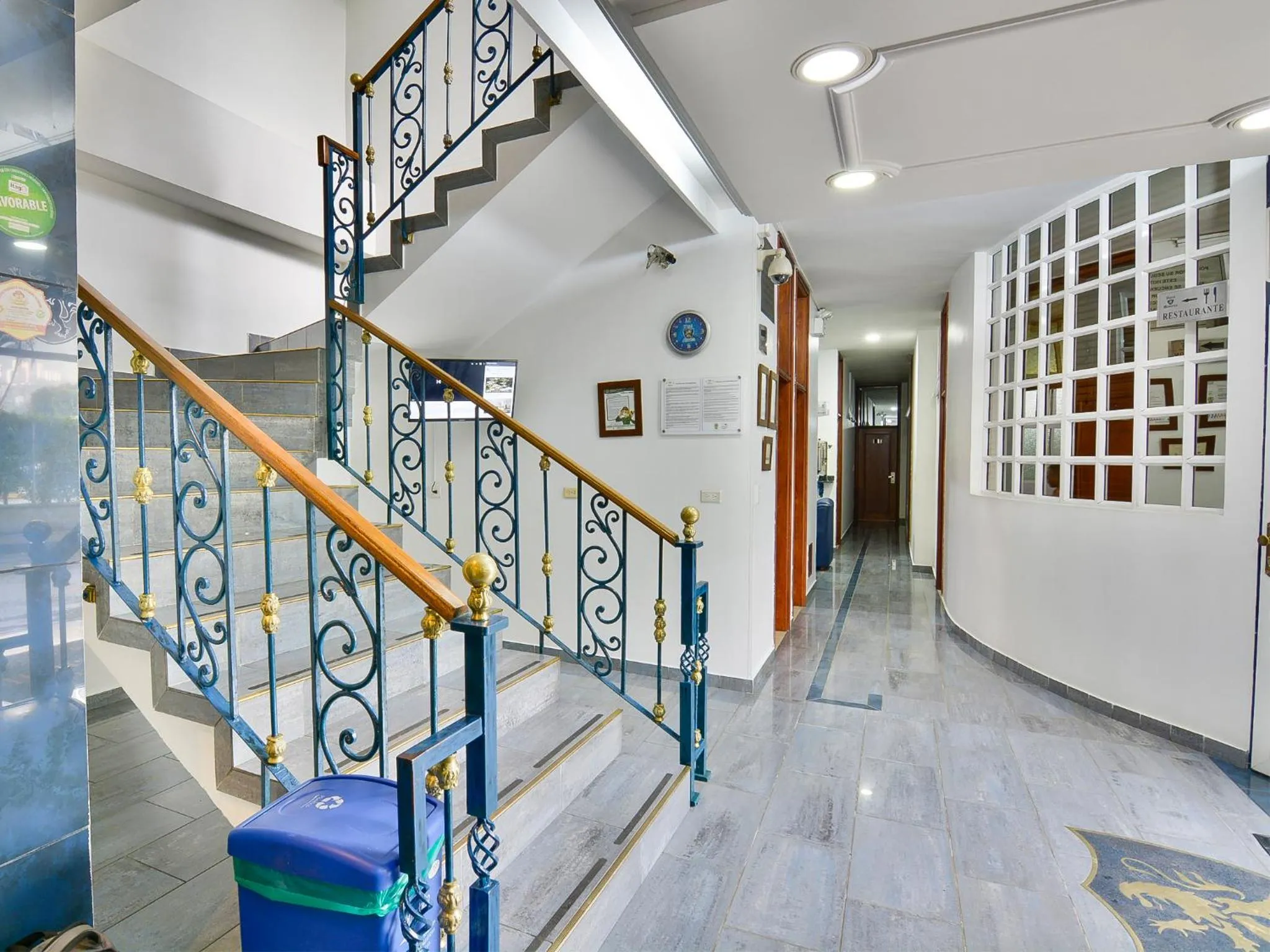 Lobby or reception in Hotel Monarca