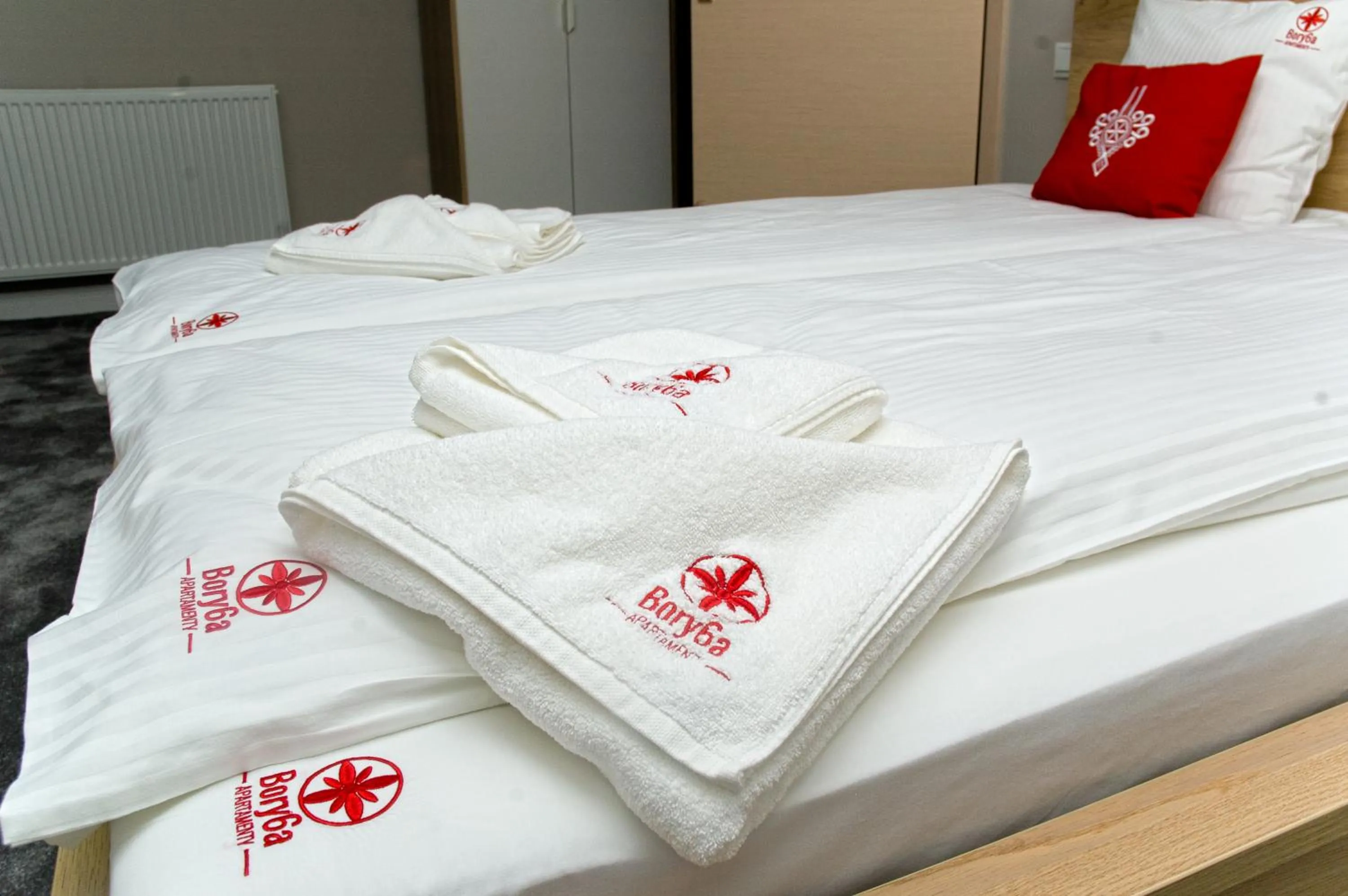 Bedroom, Bed in Bory6a Apartamenty & Free Parking