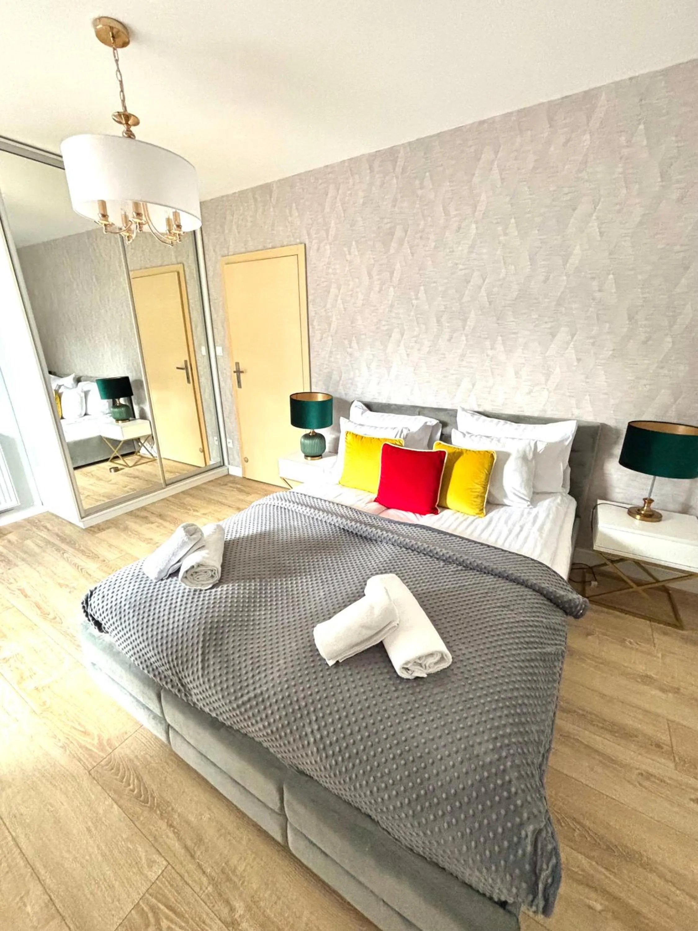 Bed in Bory6a Apartamenty & Free Parking