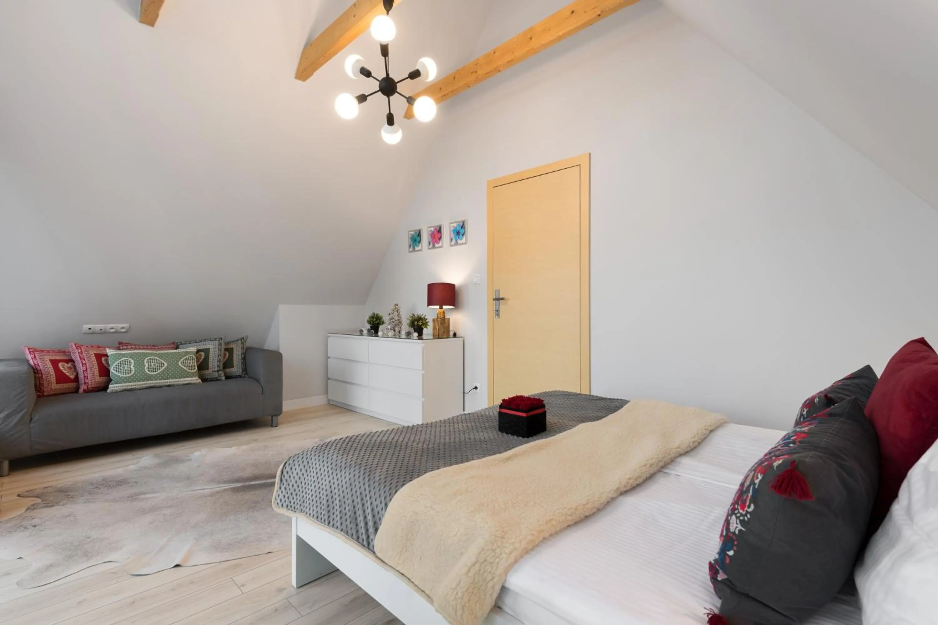 Bed in Bory6a Apartamenty & Free Parking