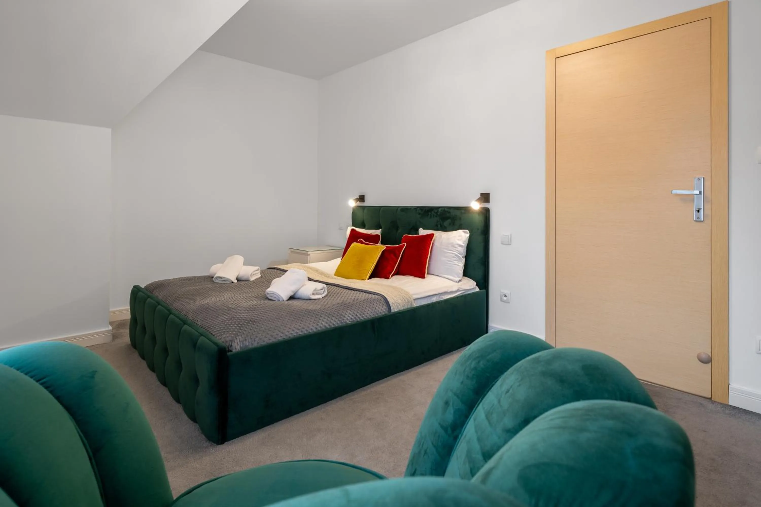 Bed in Bory6a Apartamenty & Free Parking