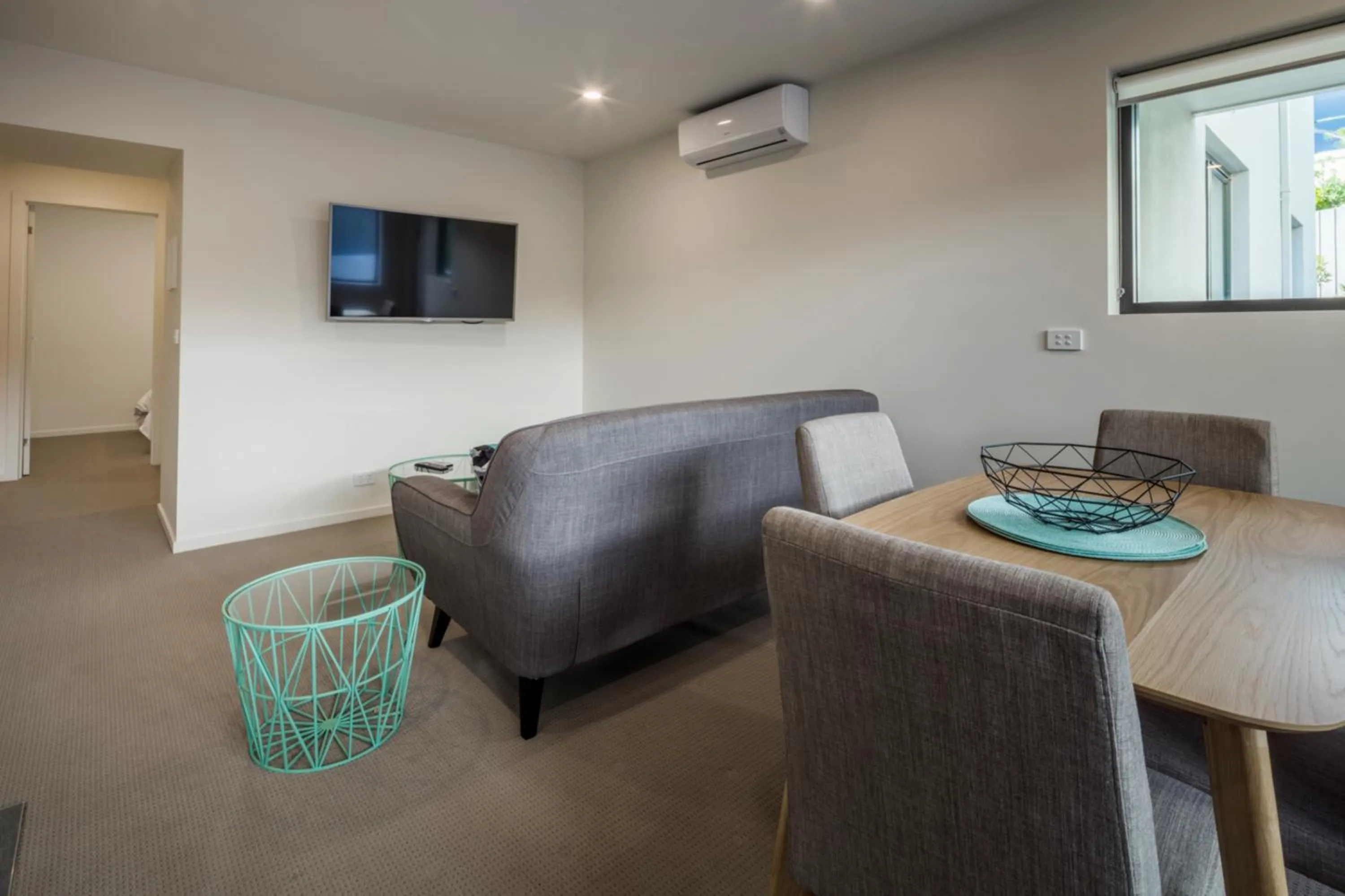 Living room in 110 Hampden Apartments